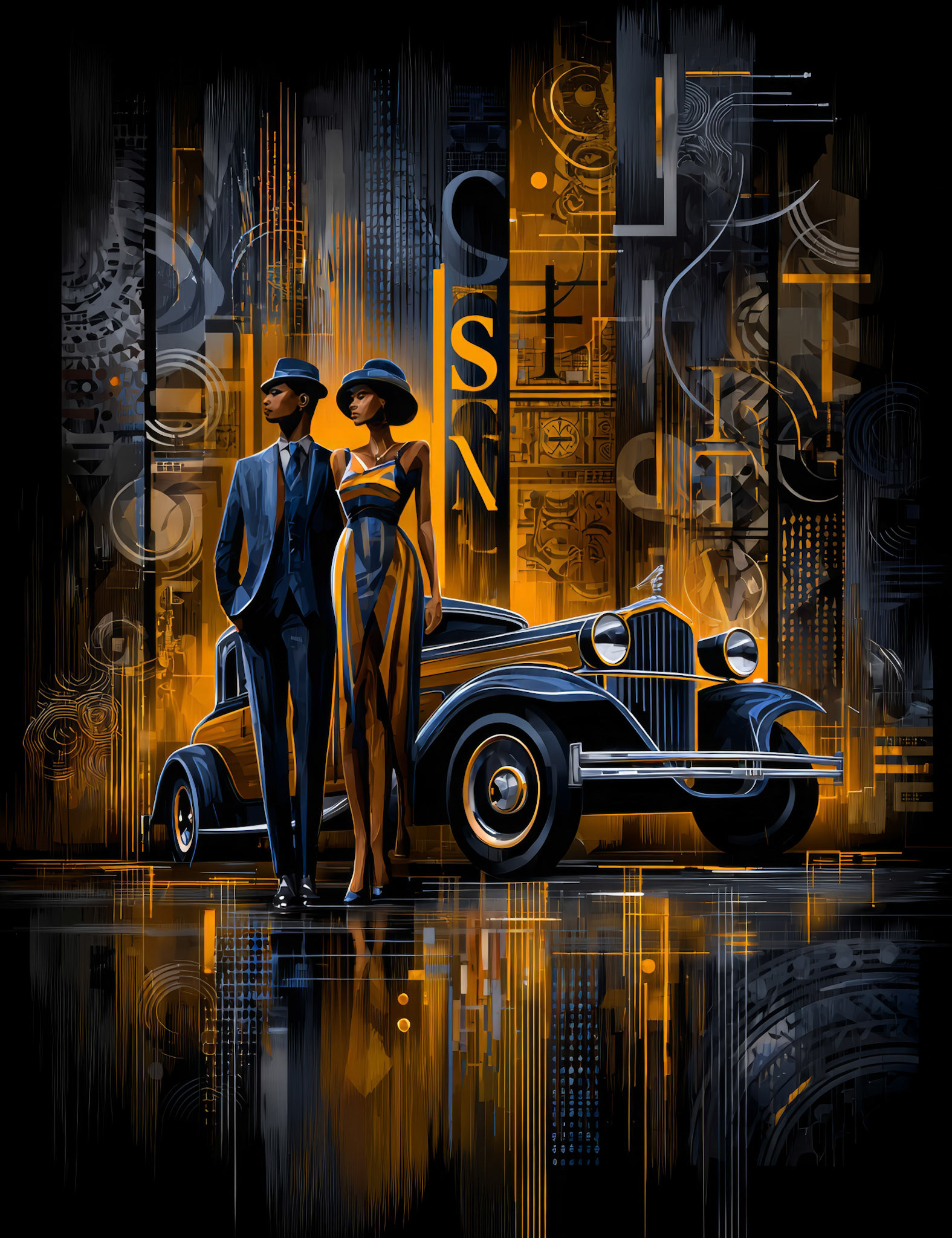 Moonlight Elegance In Harlem