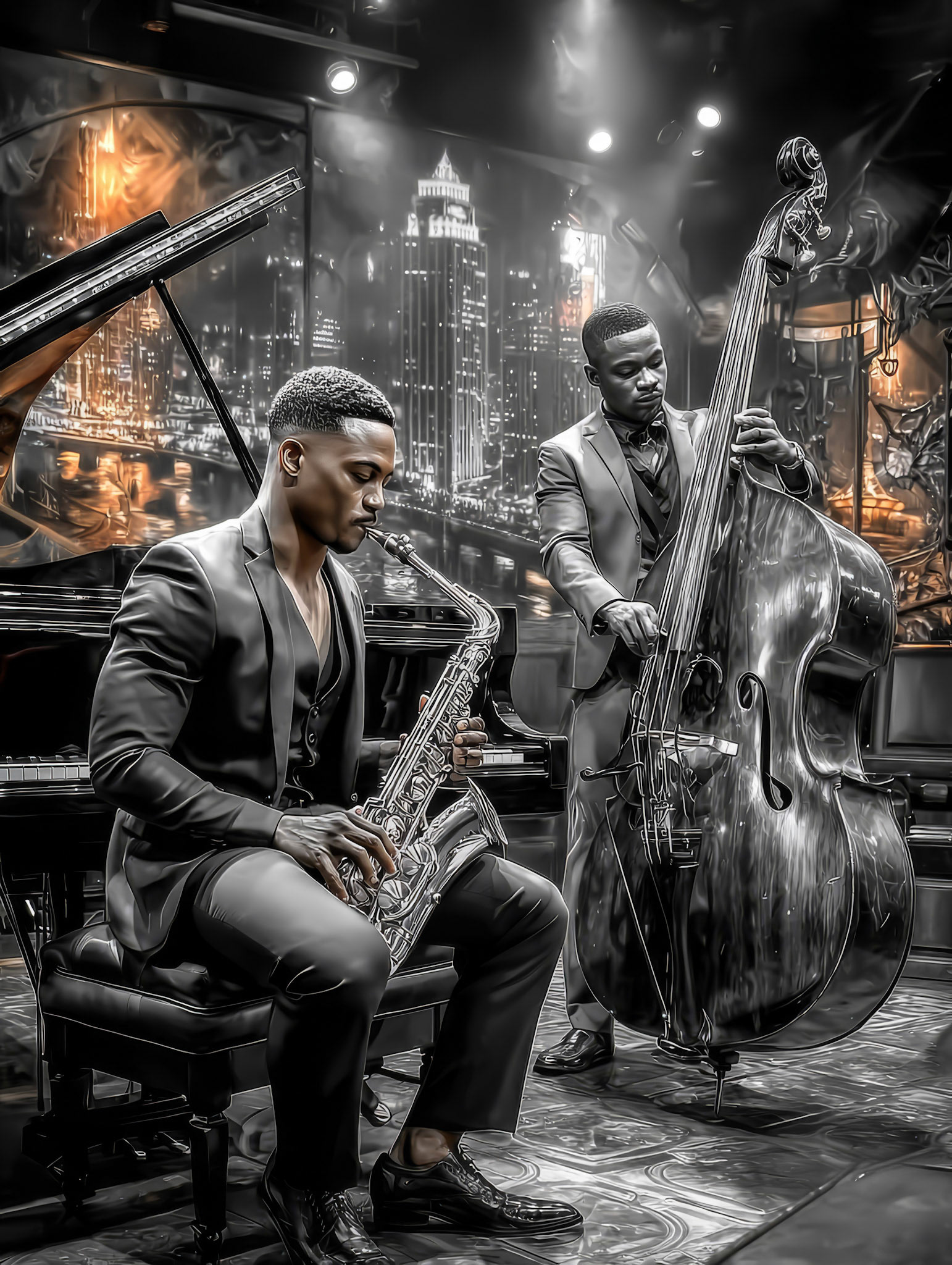 Harlem Jazz Club 1940s