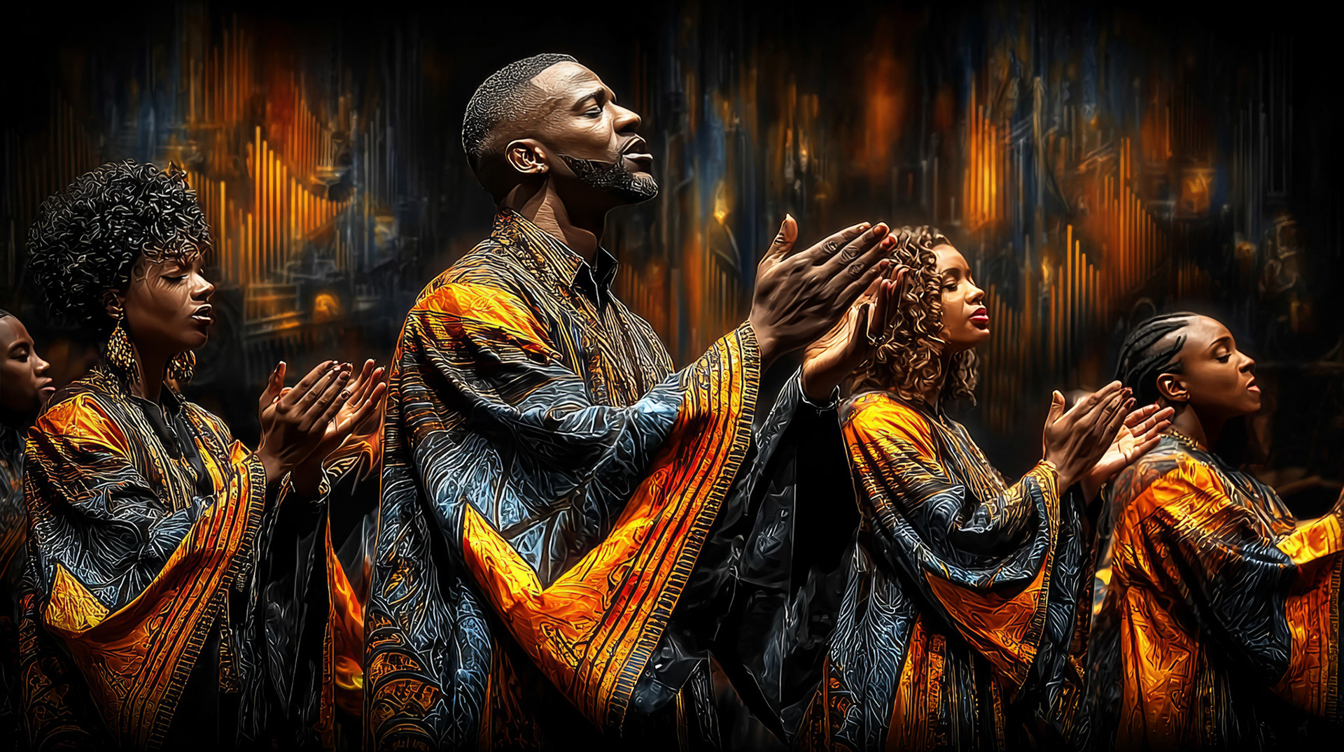 Sunday Church Service in Harlem