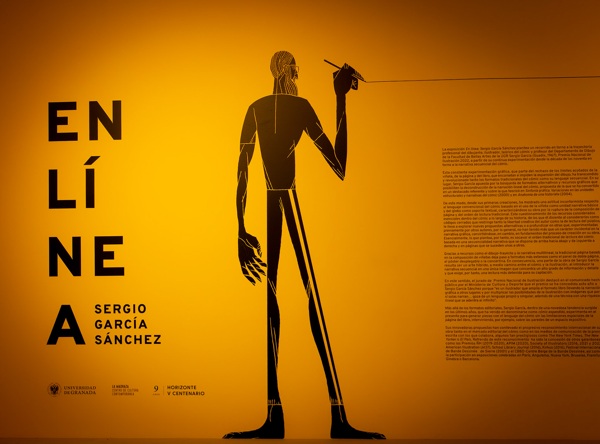 Santiago García y Lola Moral en el Pabellón Real. Granada