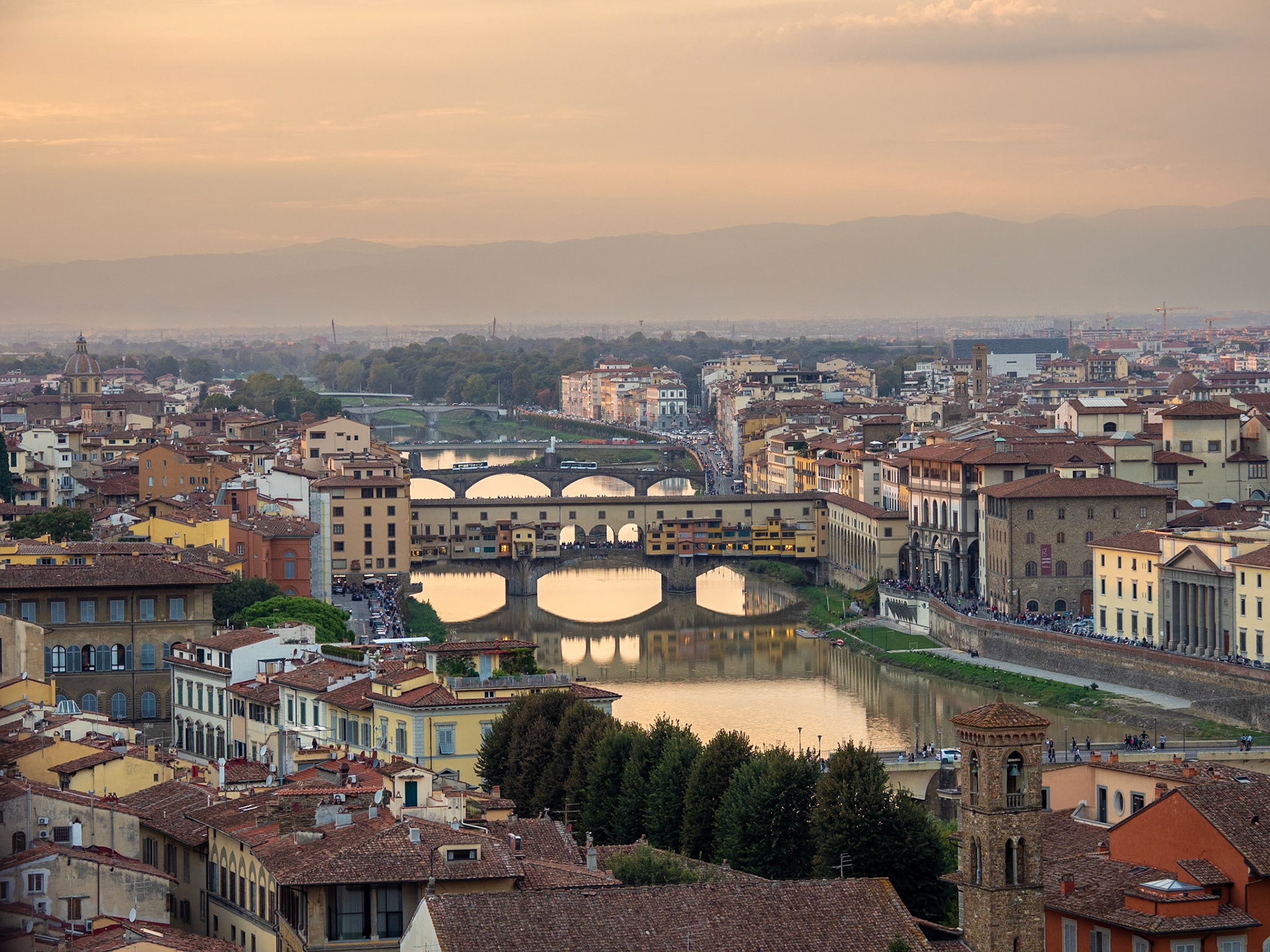 Florencia desde Plaza Michelangelo