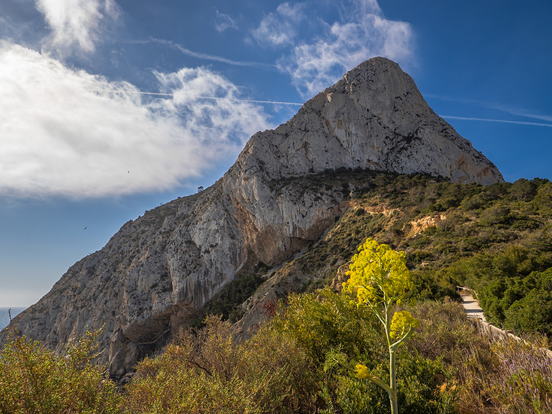 Subida al Peñón de Ifach