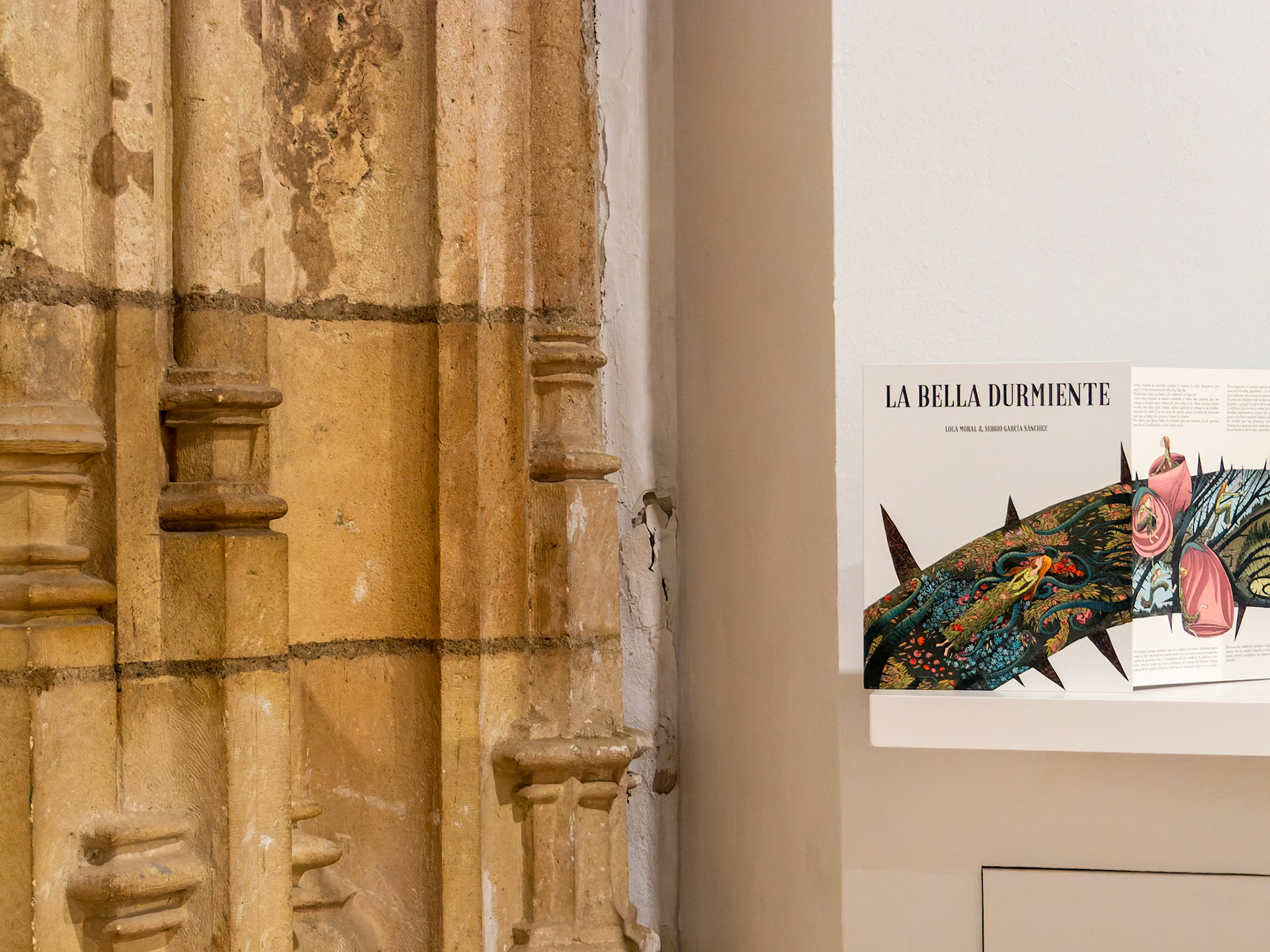 Santiago García y Lola Moral en el Pabellón Real. Granada