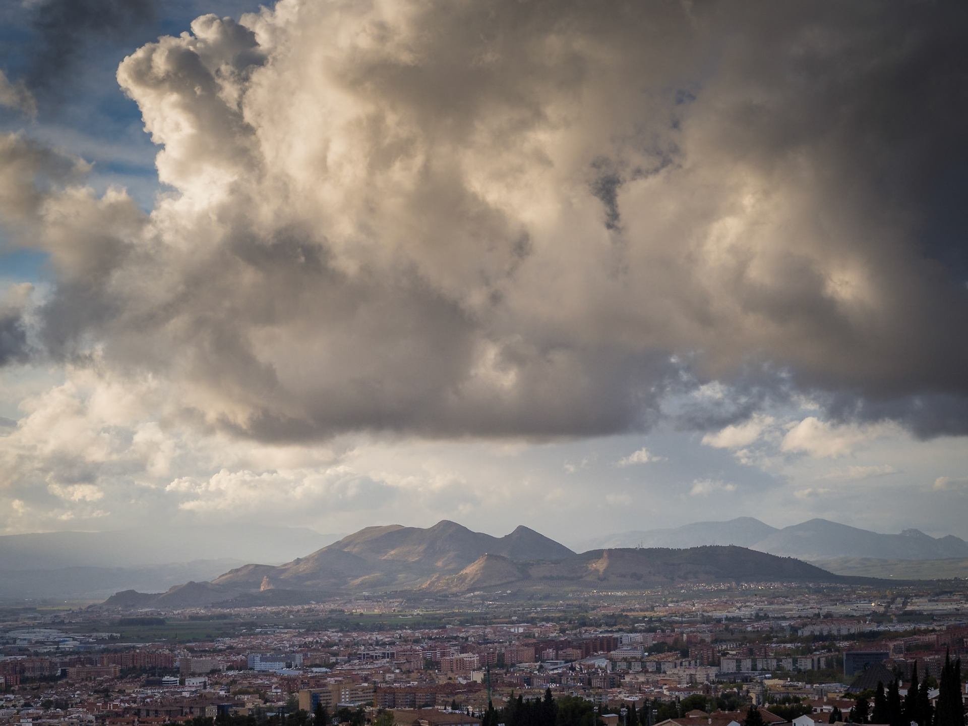 Sierra Elvira desde el Mirador de San Miguel