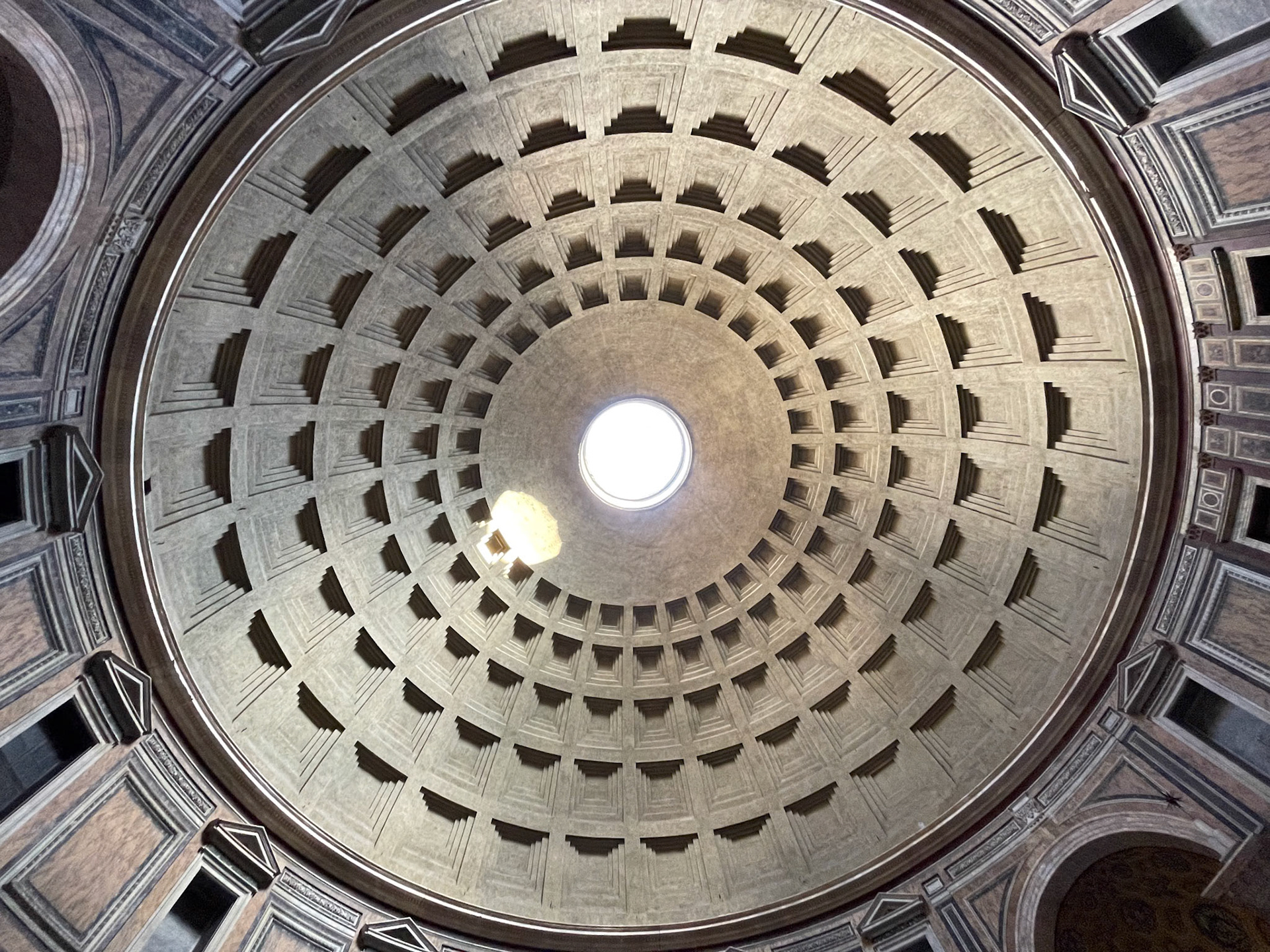 Interior cúpula Panteón de Agripa