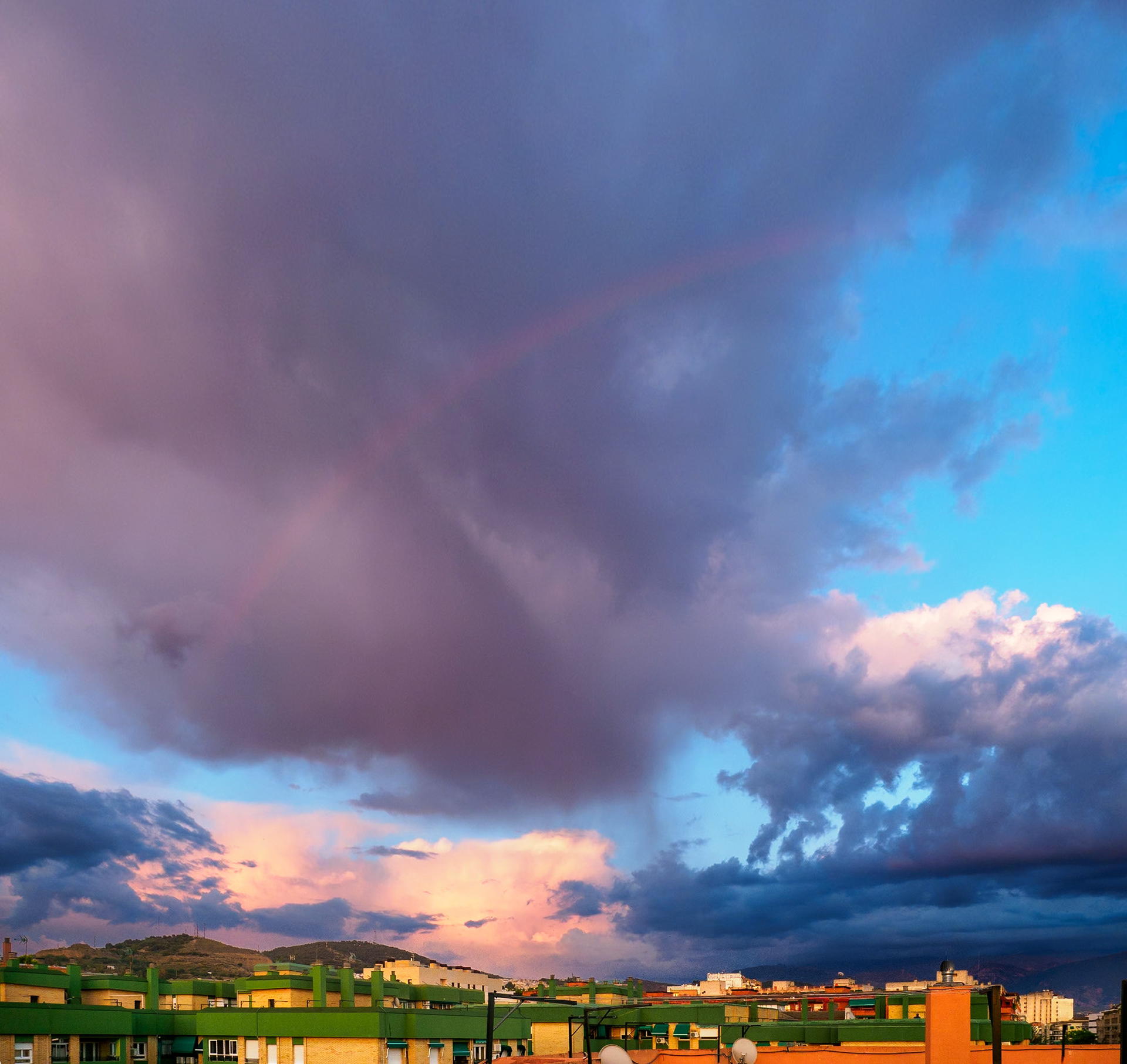 Nubes en Granada