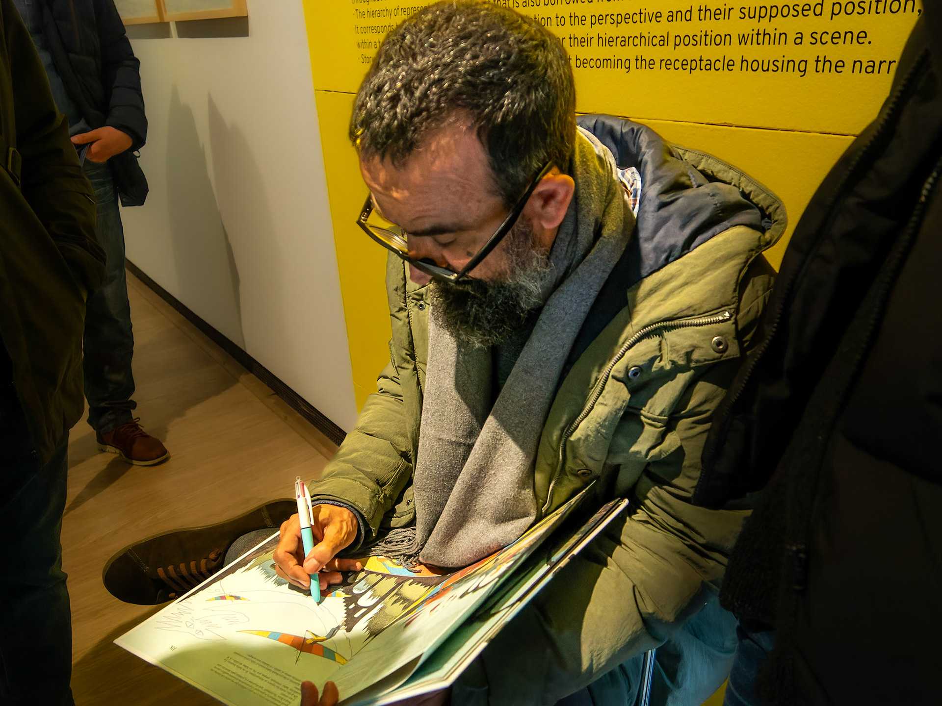 Santiago García y Lola Moral en el Pabellón Real. Granada