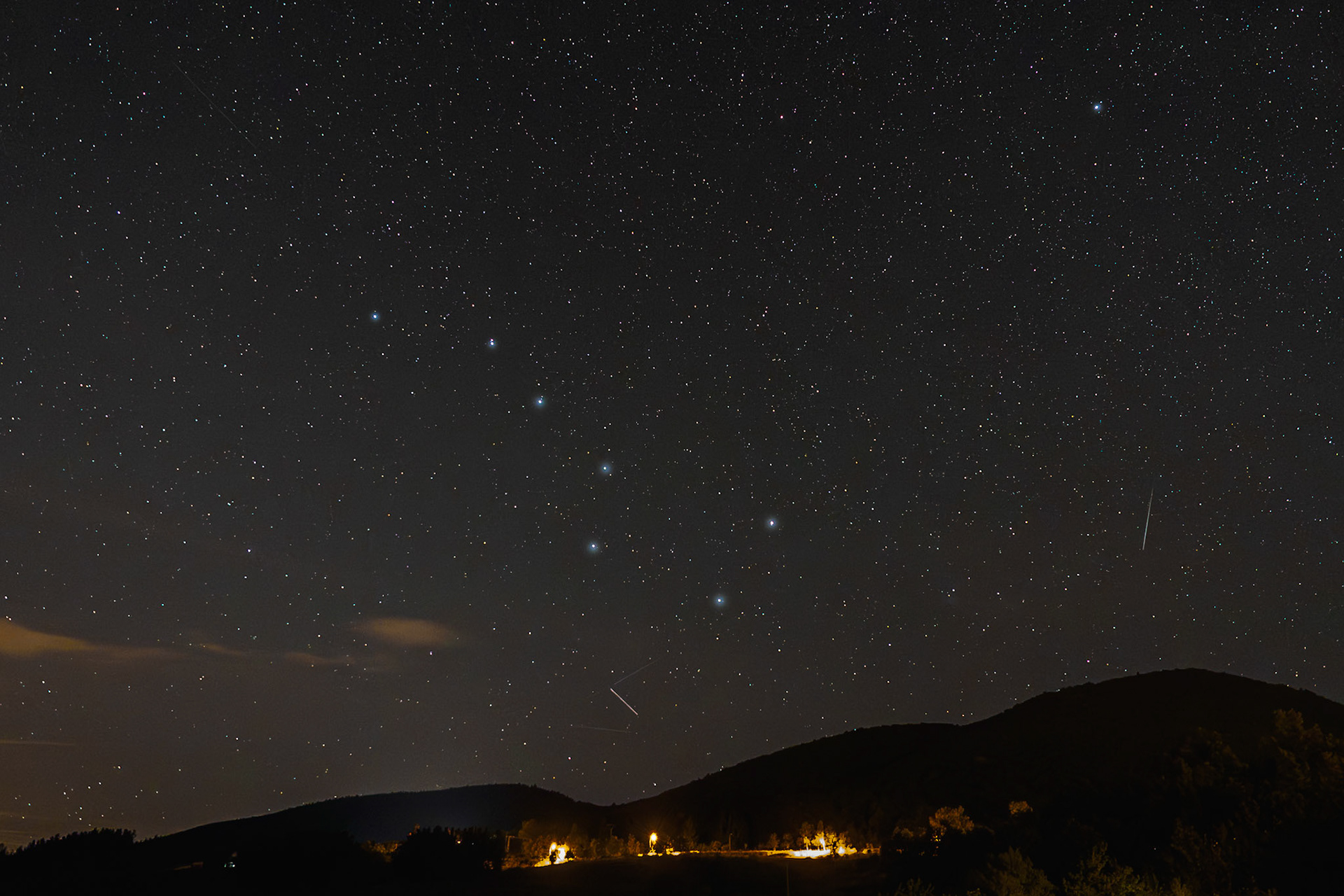Osa Mayor y Estrella Polar en el Valle