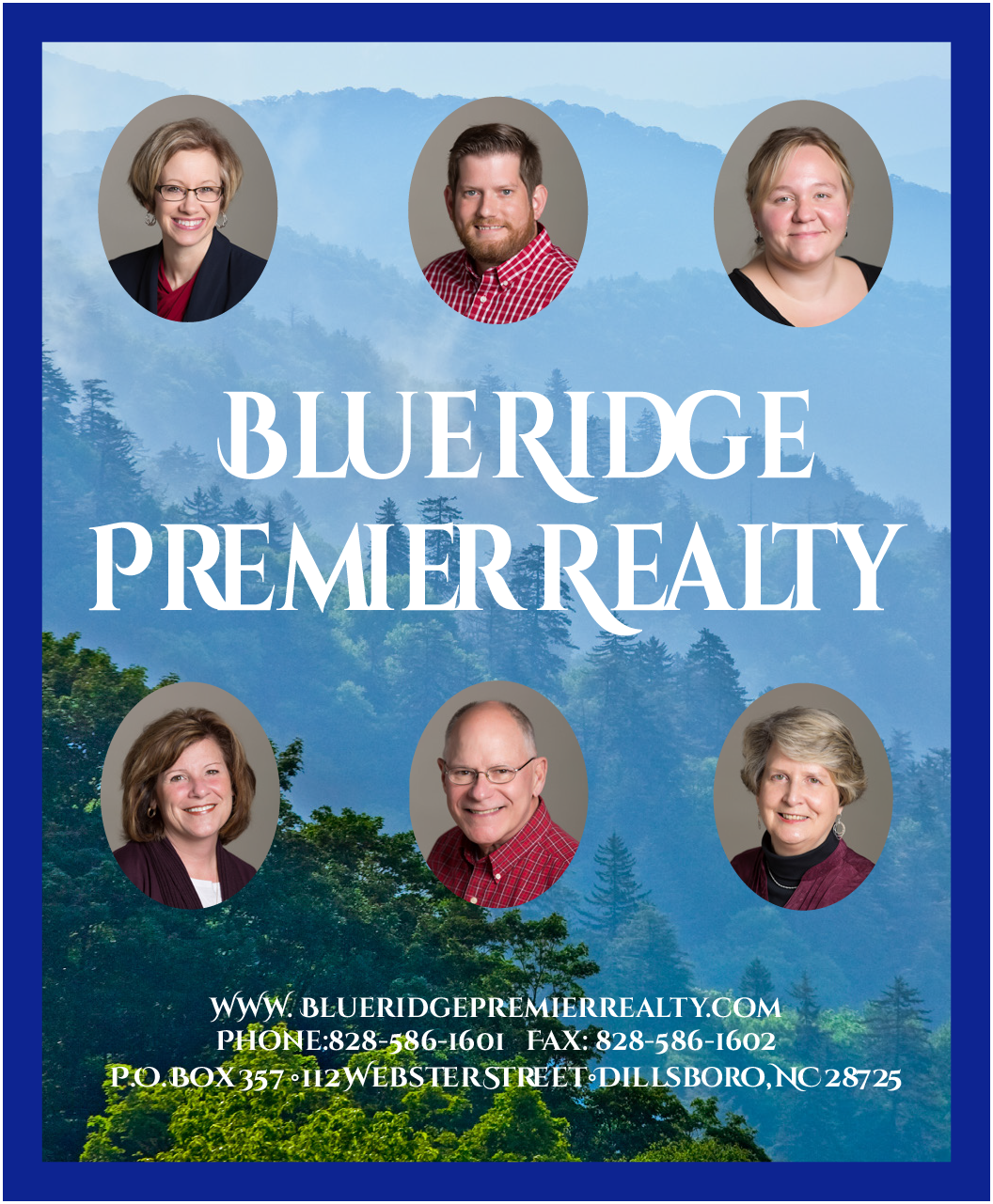 This was an ad that was also designed in InDesign for Blue Ridge Premier Realty