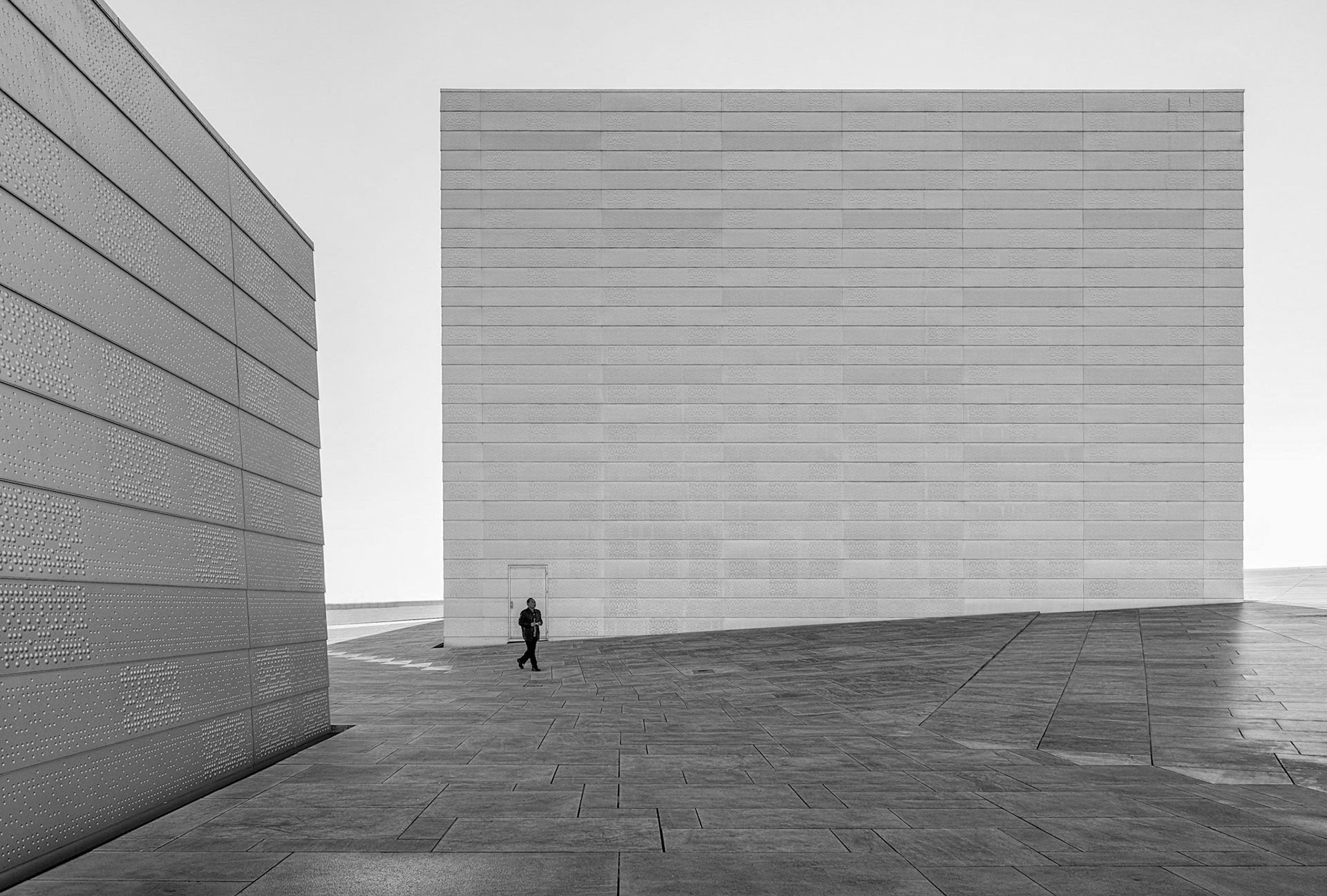 Opera roof- lonely man