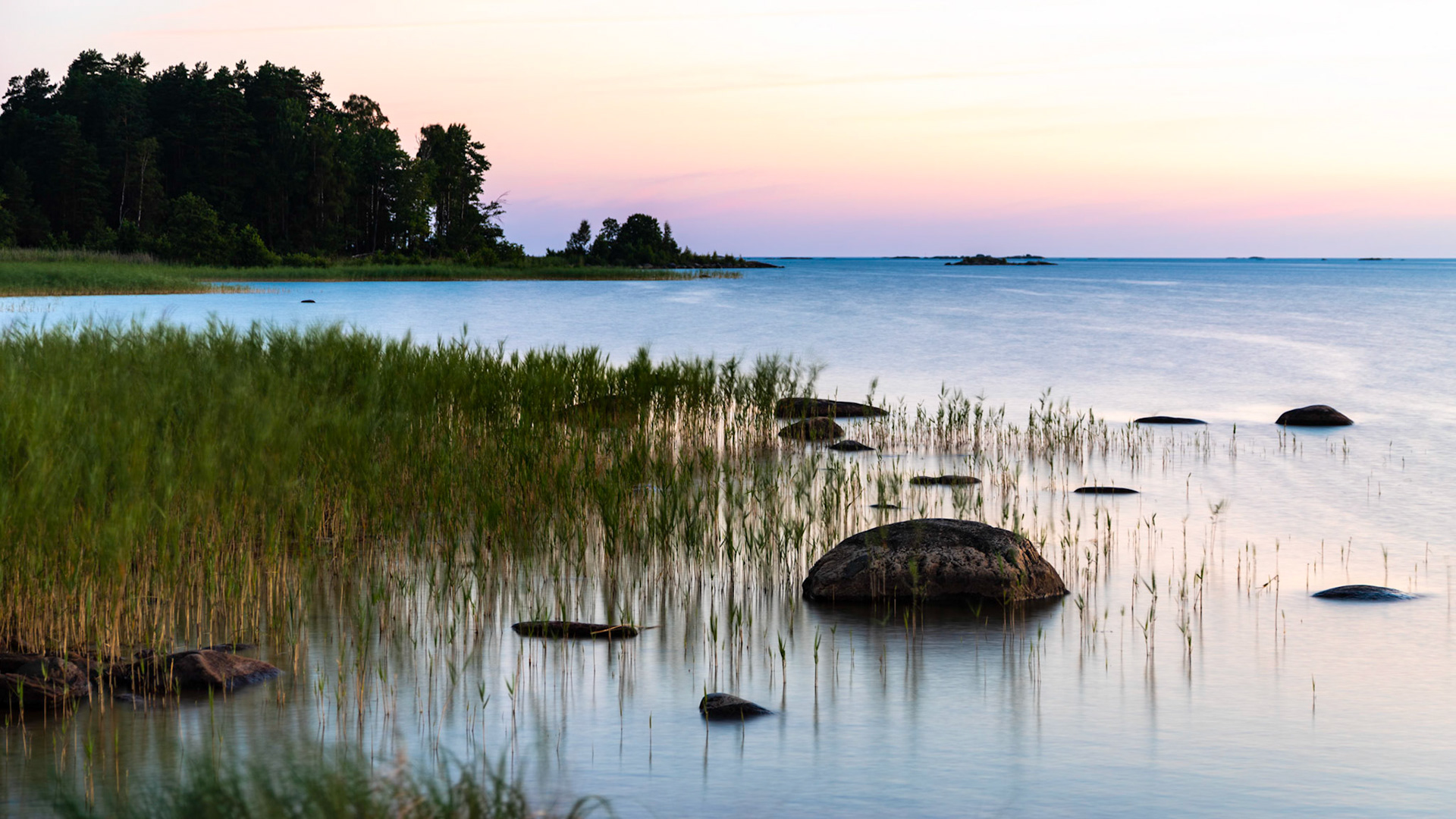 Evening theme - lake