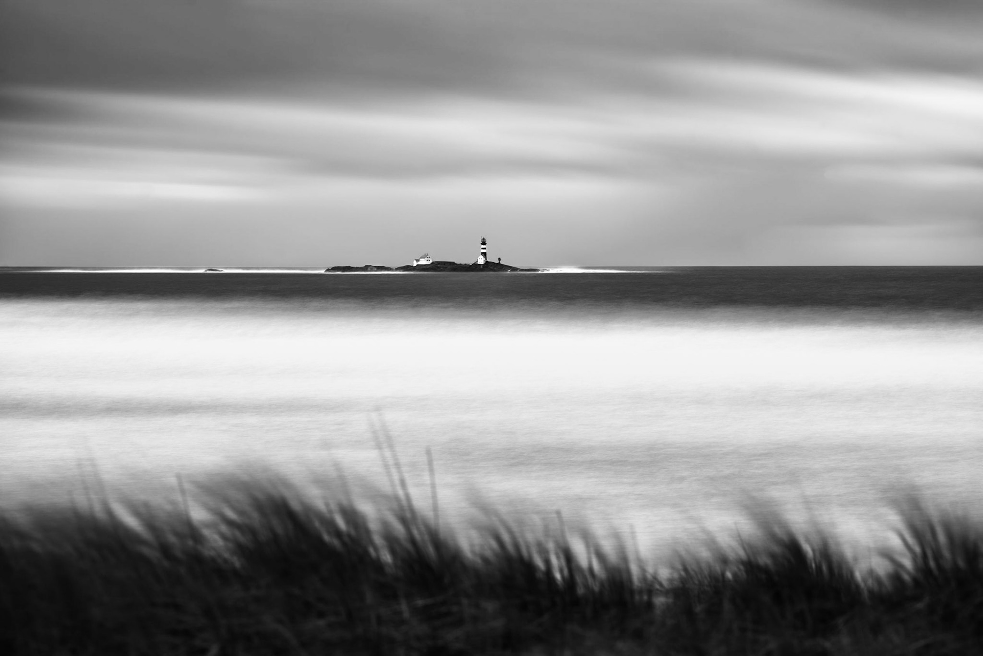 Utsikt fra Hellestøstranden