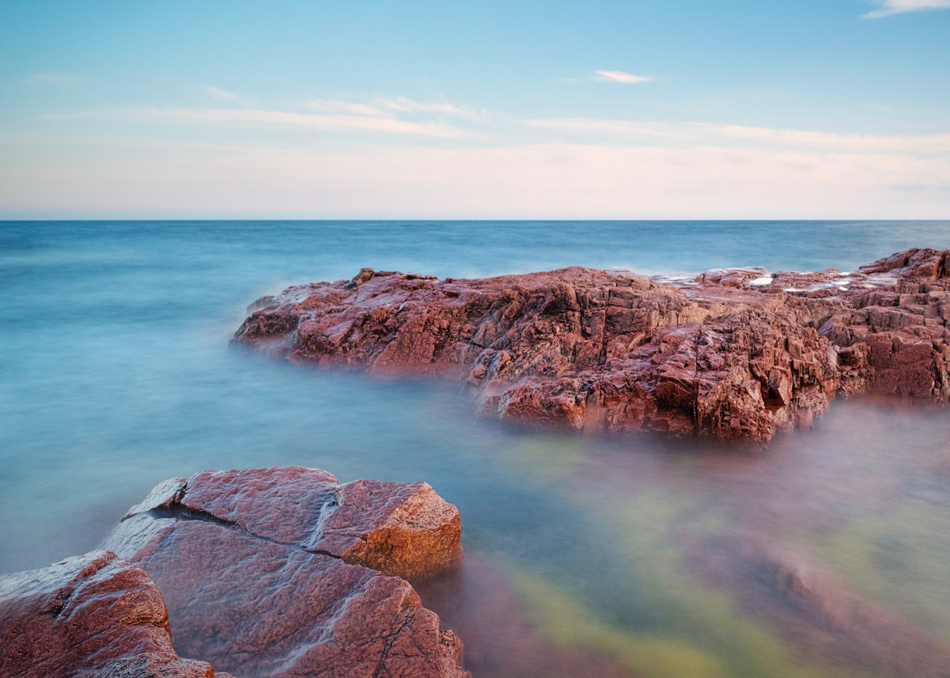 Rødt berg Höga kusten