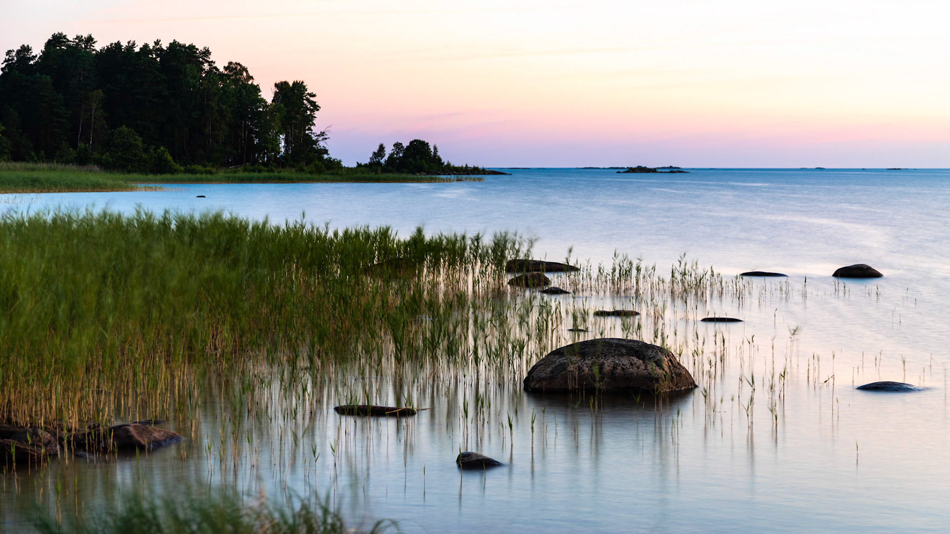 Evening theme - lake