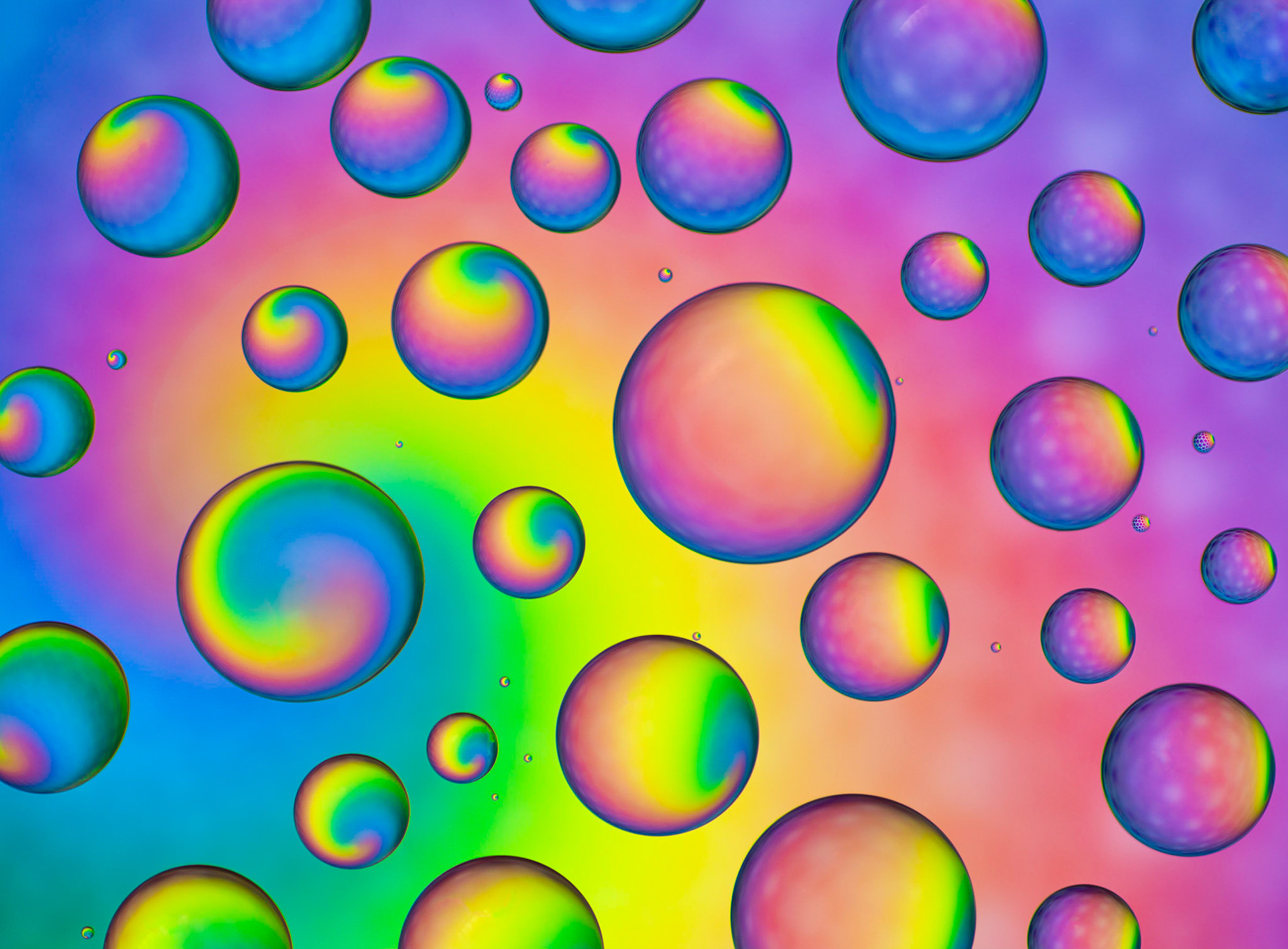 Waterdrops - colorfull edition