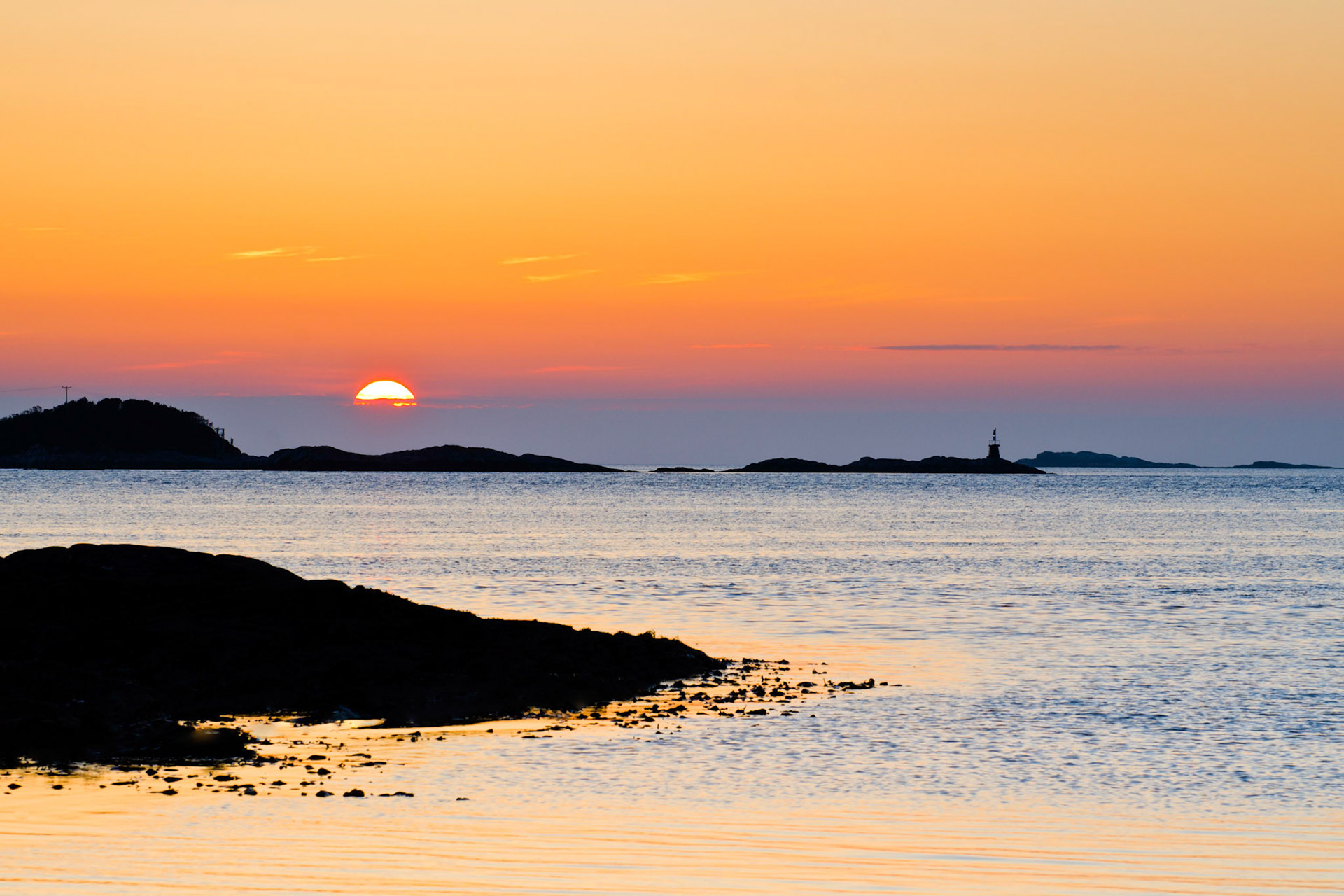 Sunset at Hellesøy