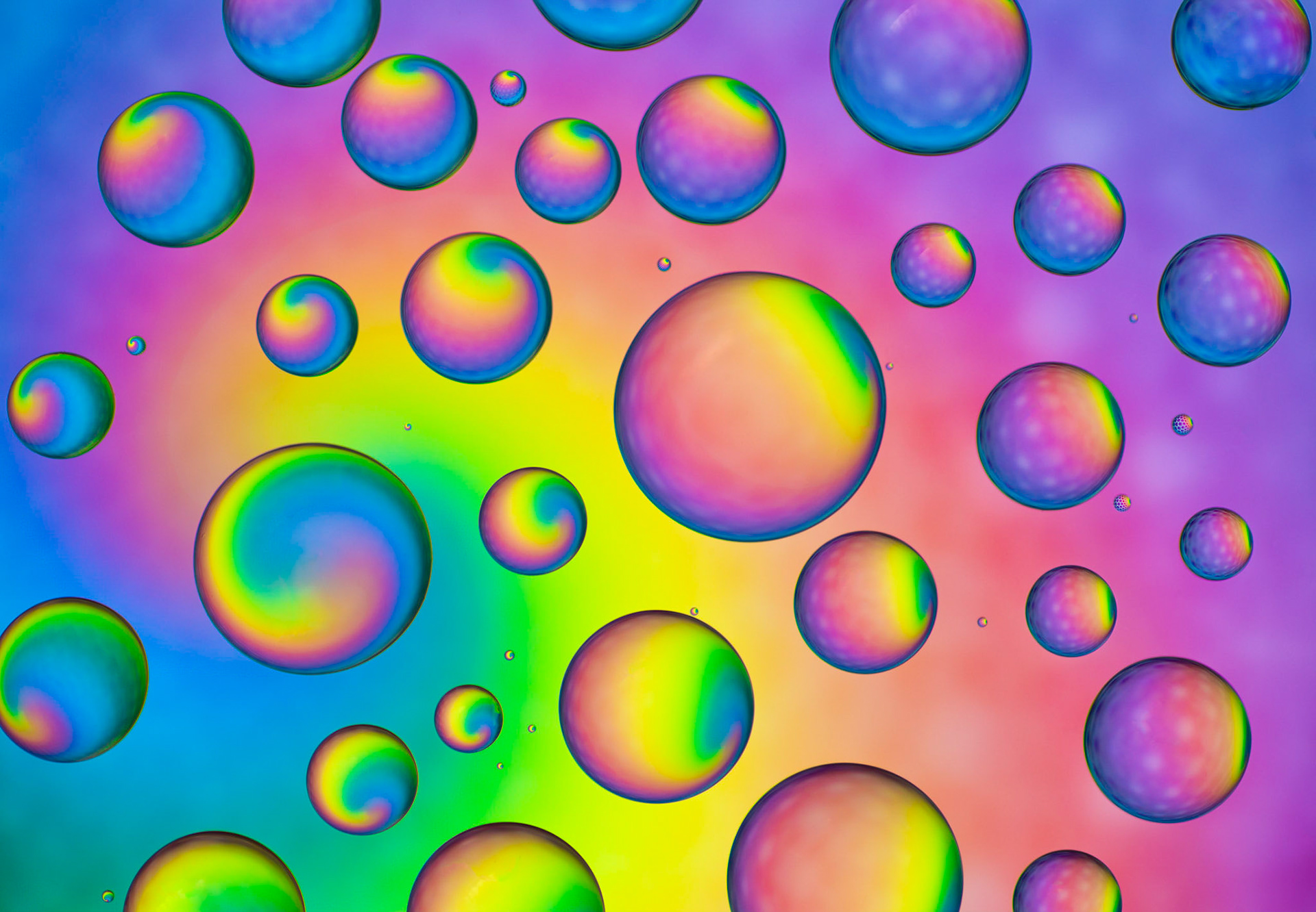 Waterdrops - colorfull edition