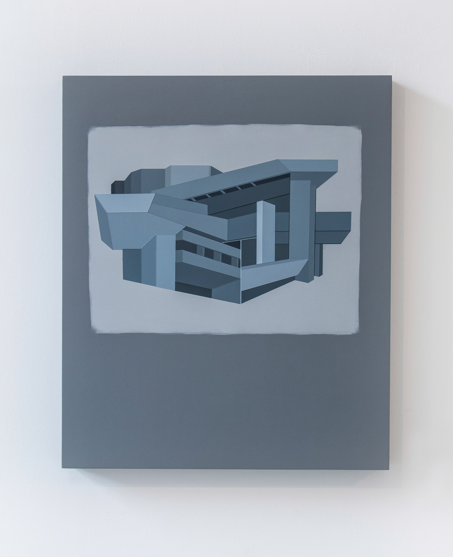 EC2Y 9PX, acrylic on board, 61 x 52 cm, private collection