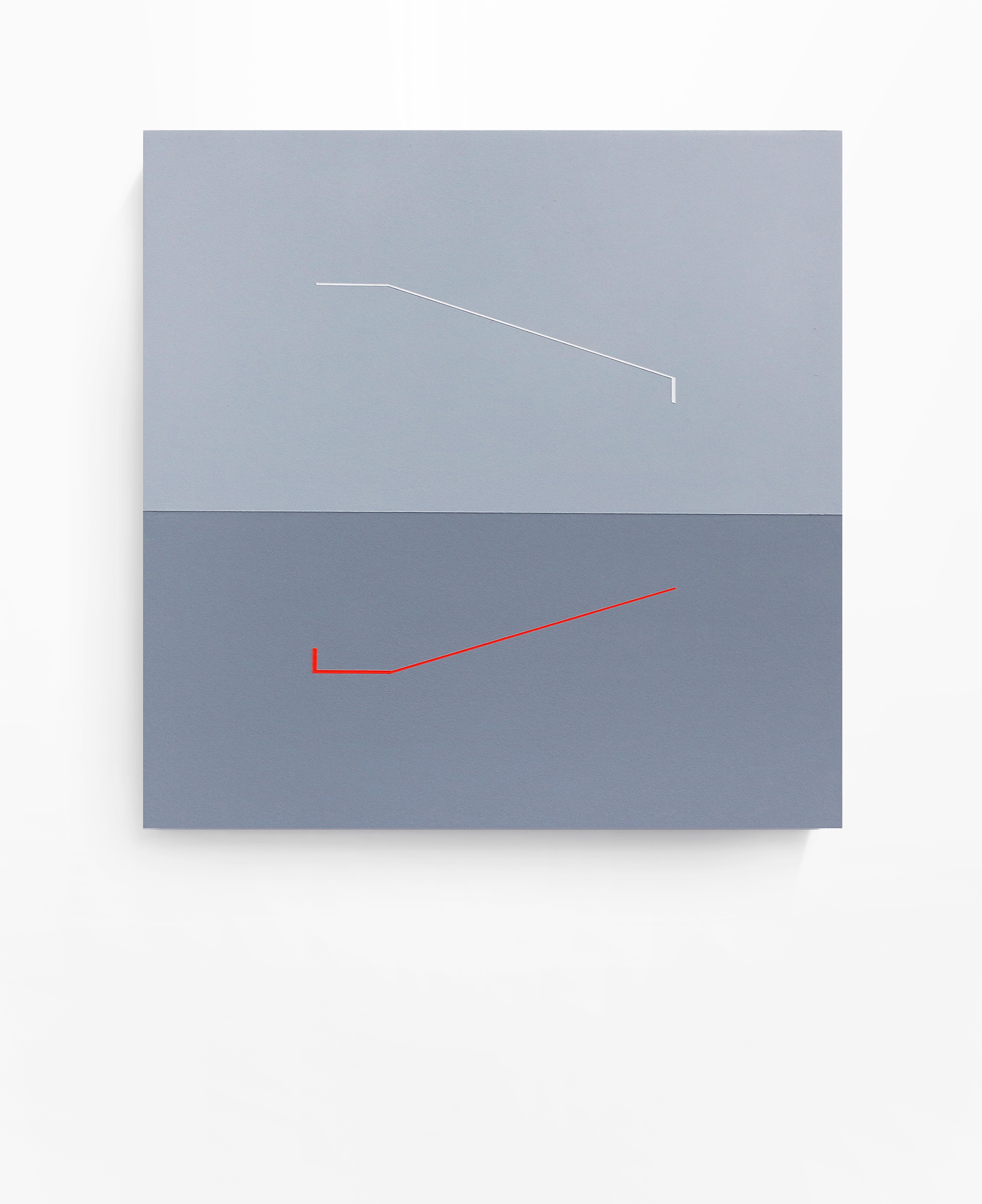 Parallel VI, acrylic on board, 20 x 20 cm, available