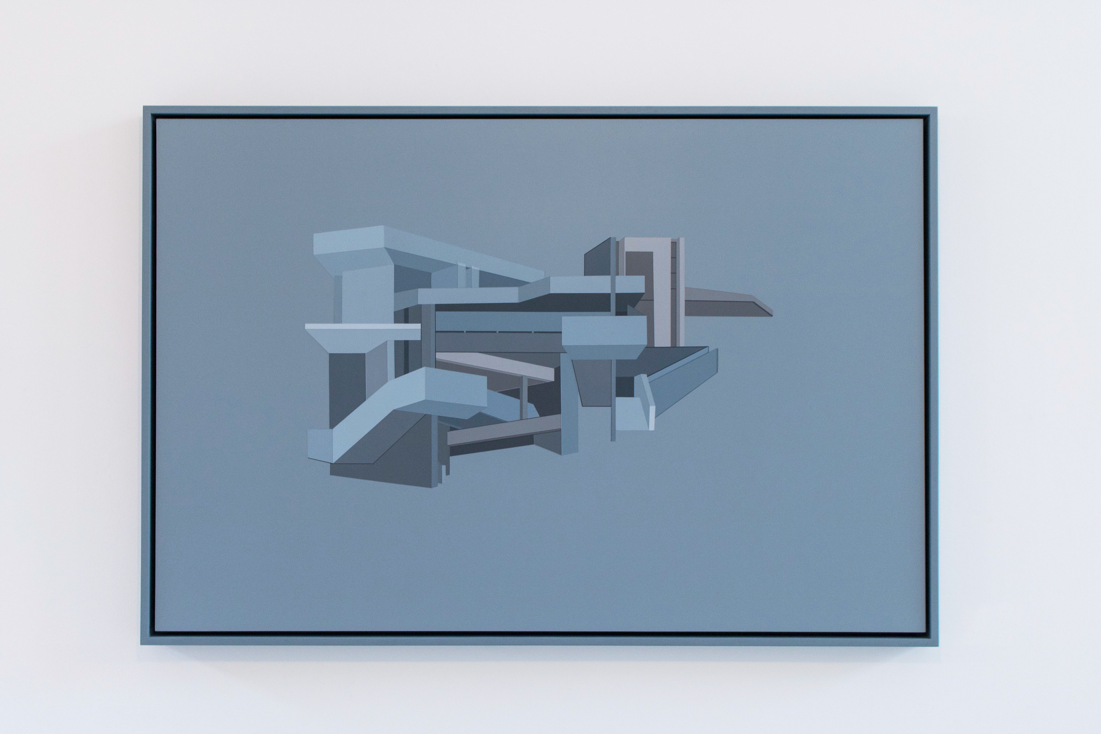 SE2 9DS, acrylic on board, 63 x 93 cm, private collection
