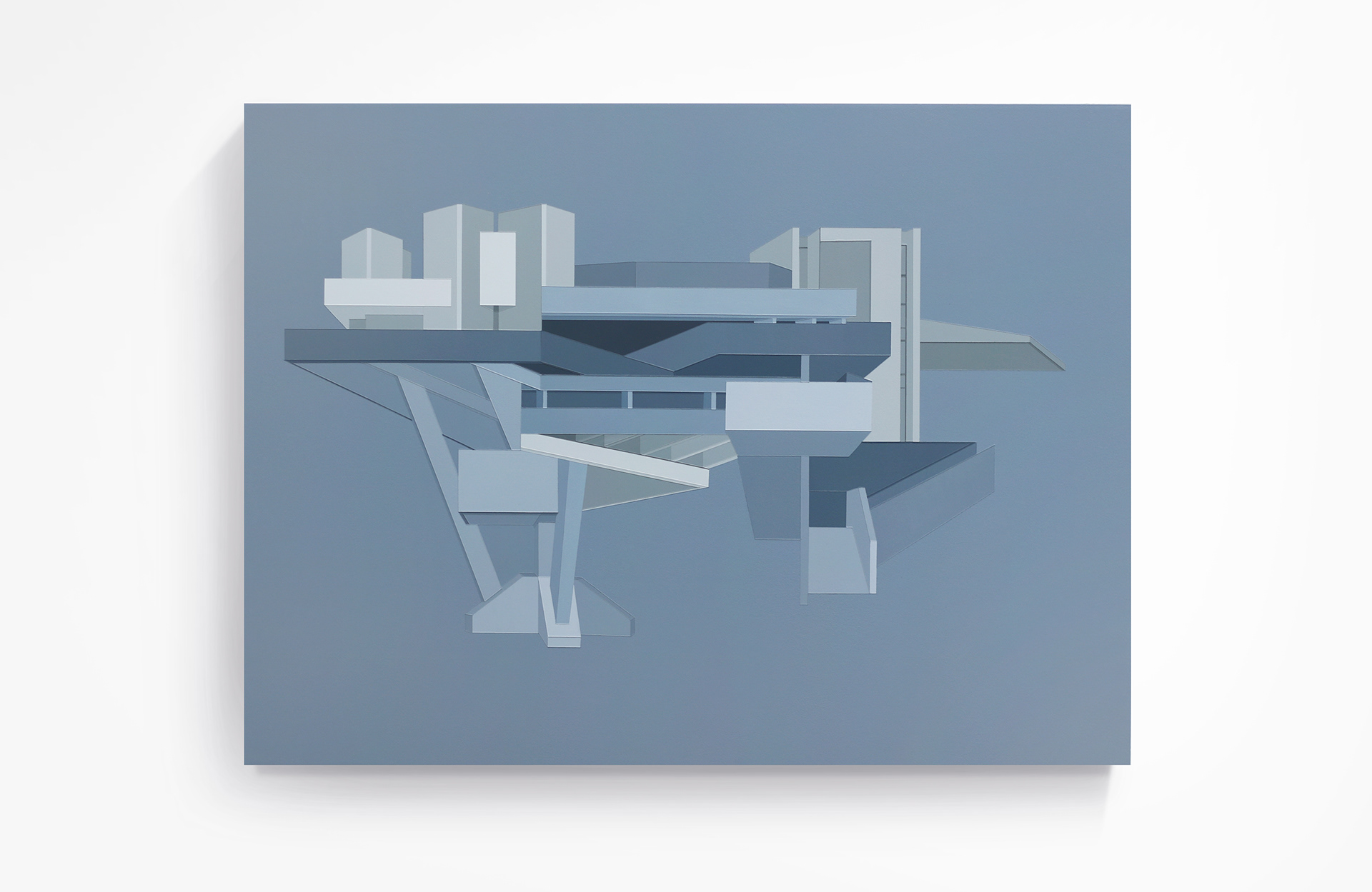EC3Y 9PX, acrylic on board, 45 x 60 cm, private collection