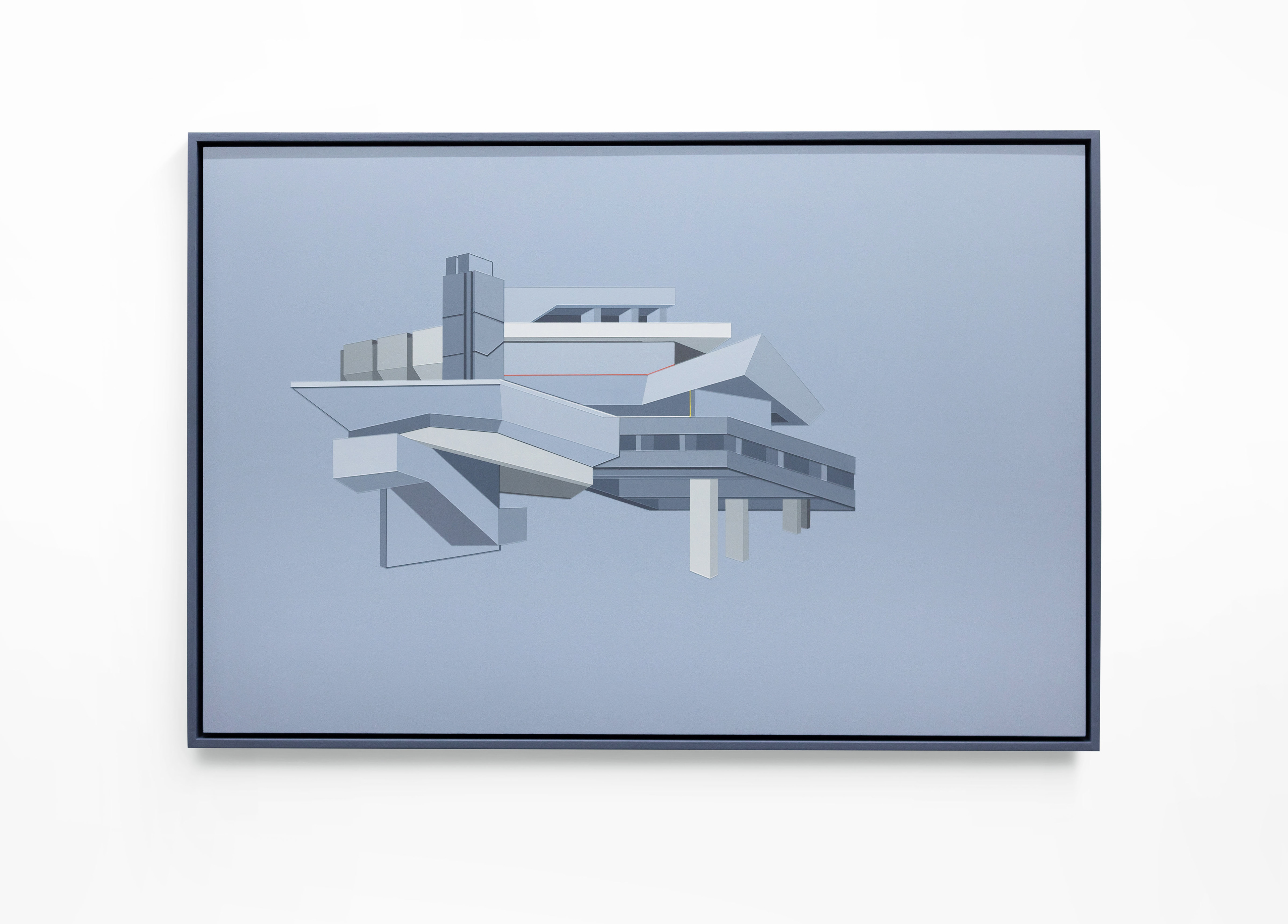EC2Y 9TG, acrylic on board, 63 x 93 cm, private collection