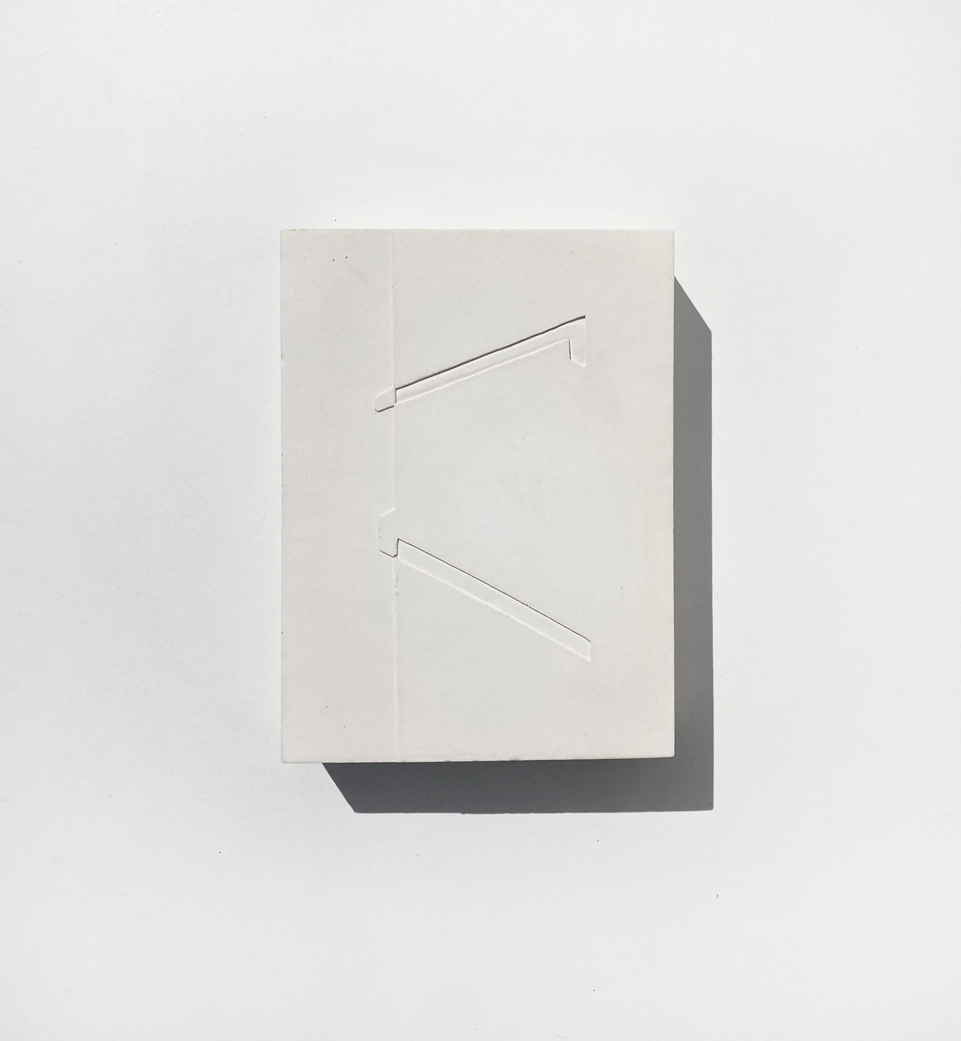 Untitled X, plaster, 14 x 10.5 x 3 cm, available