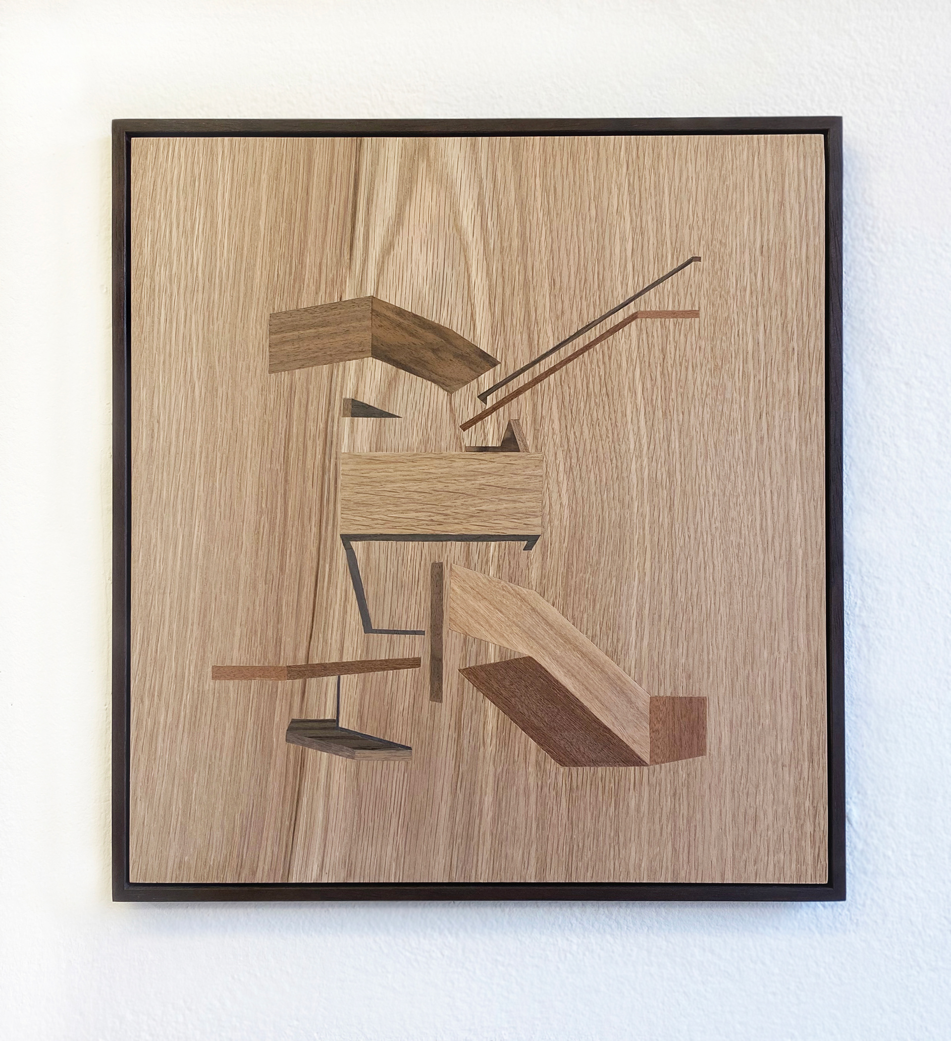 EC14 9DS, wood veneer, 37 x 34 cm, private collection