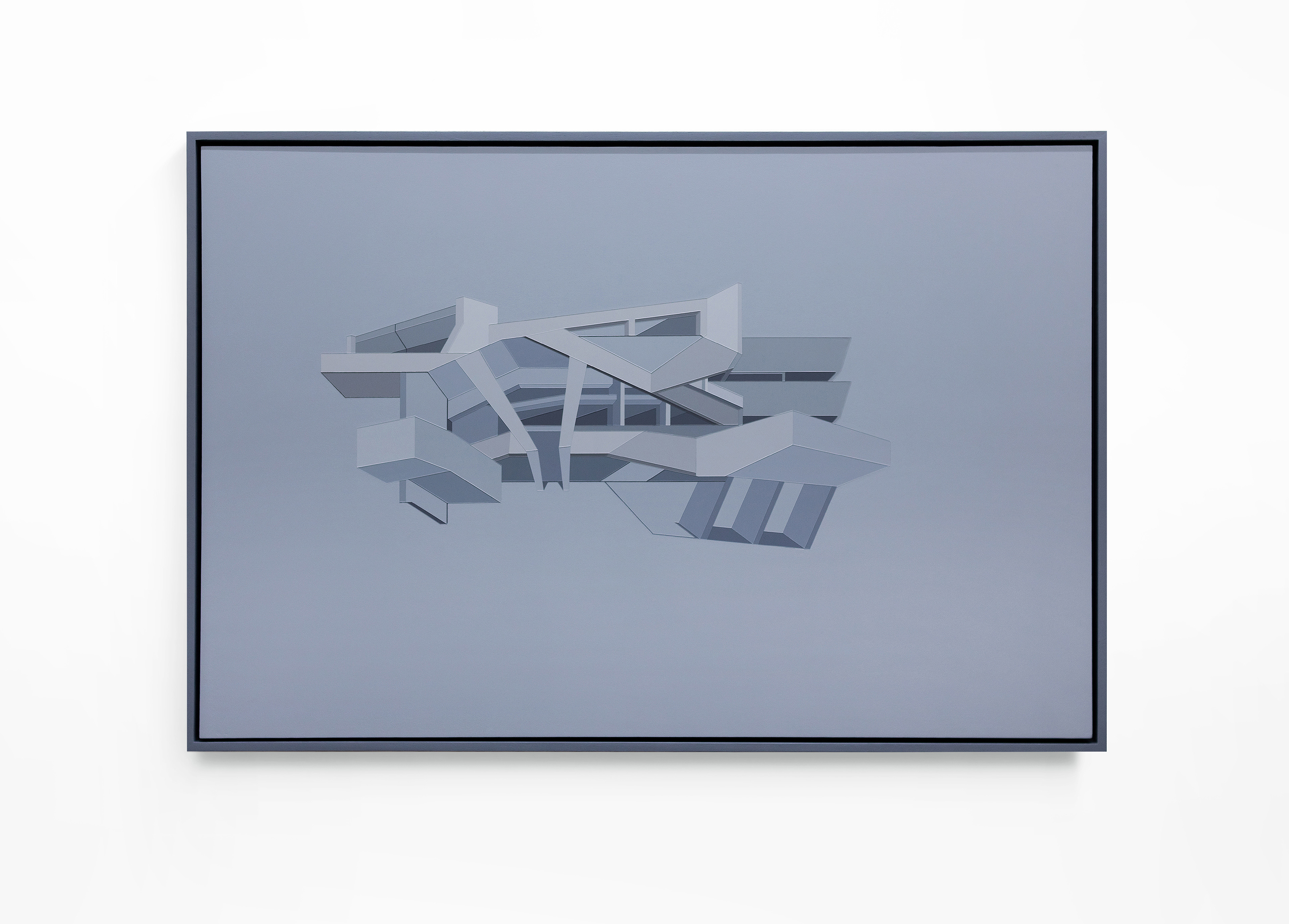NE1 8DS, acrylic on board, 63 x 93cm, private collection