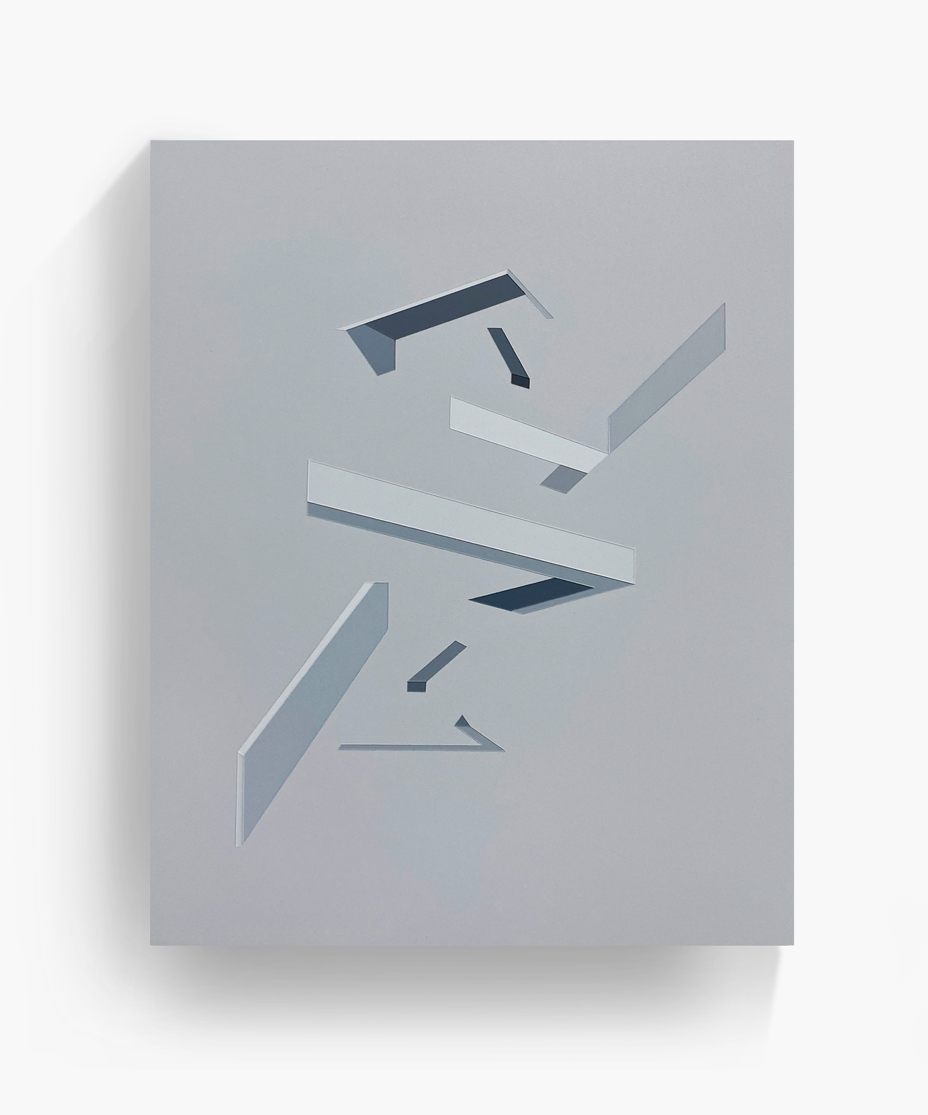 EC2Y 5UF, acrylic on board, 35.5 x 28 cm, private collection