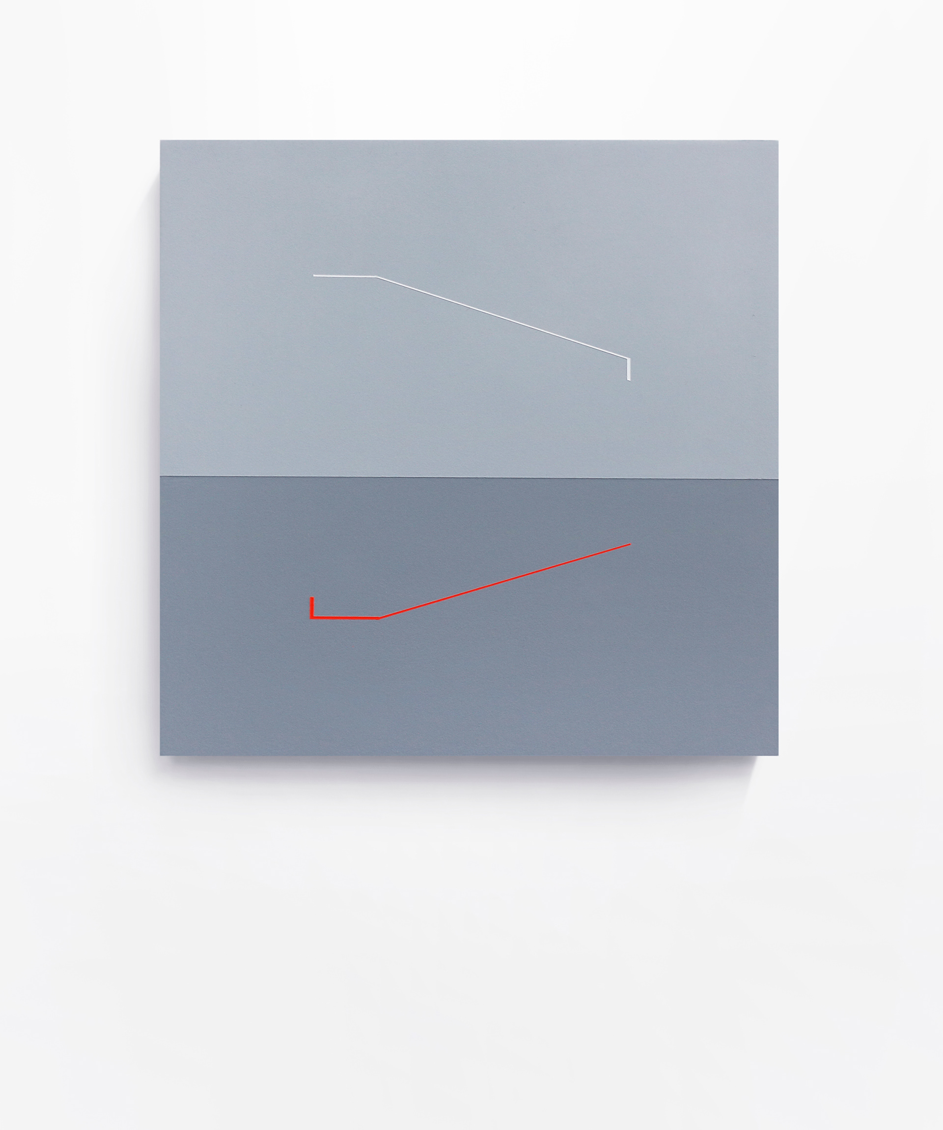 Parallel VI, acrylic on board, 20 x 20 cm, private collection
