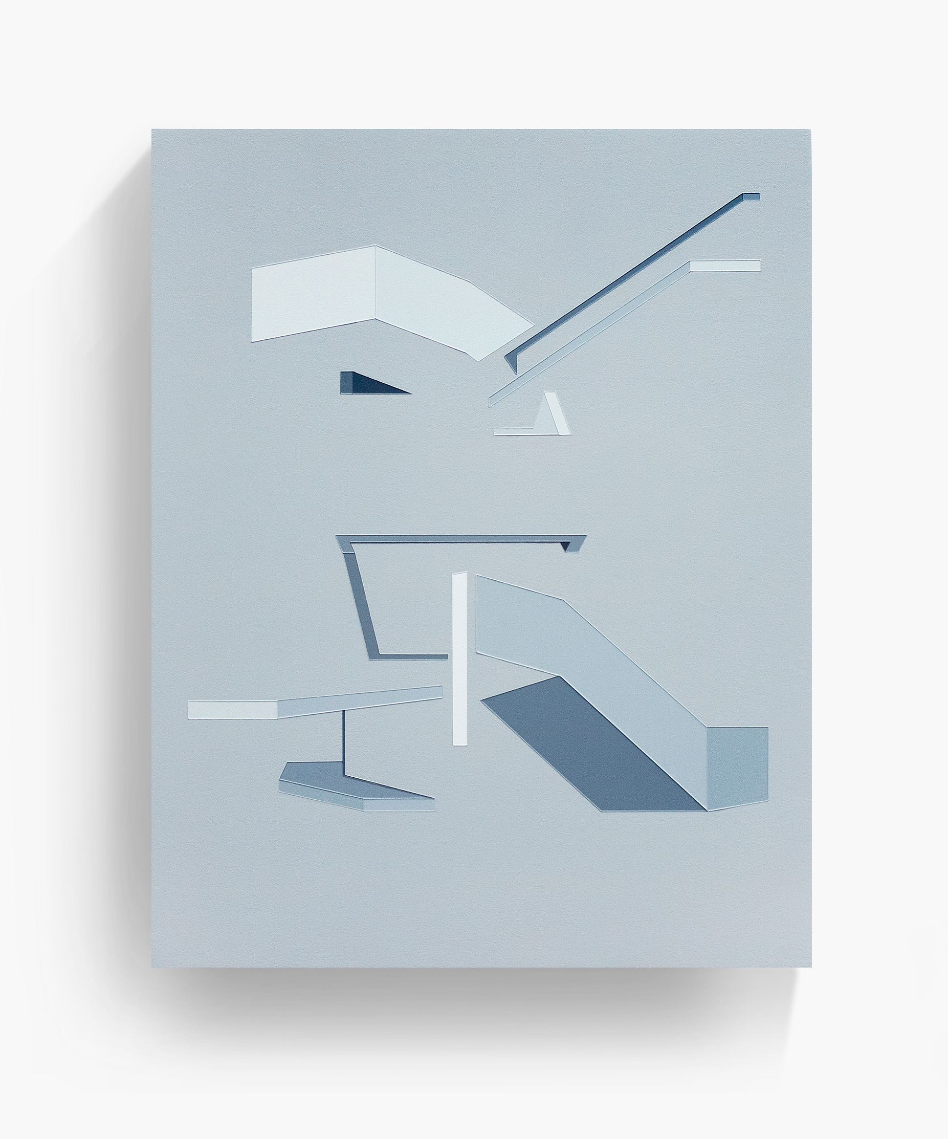EC16 9DS, acrylic on board, 35.5 x 28 cm, private collection