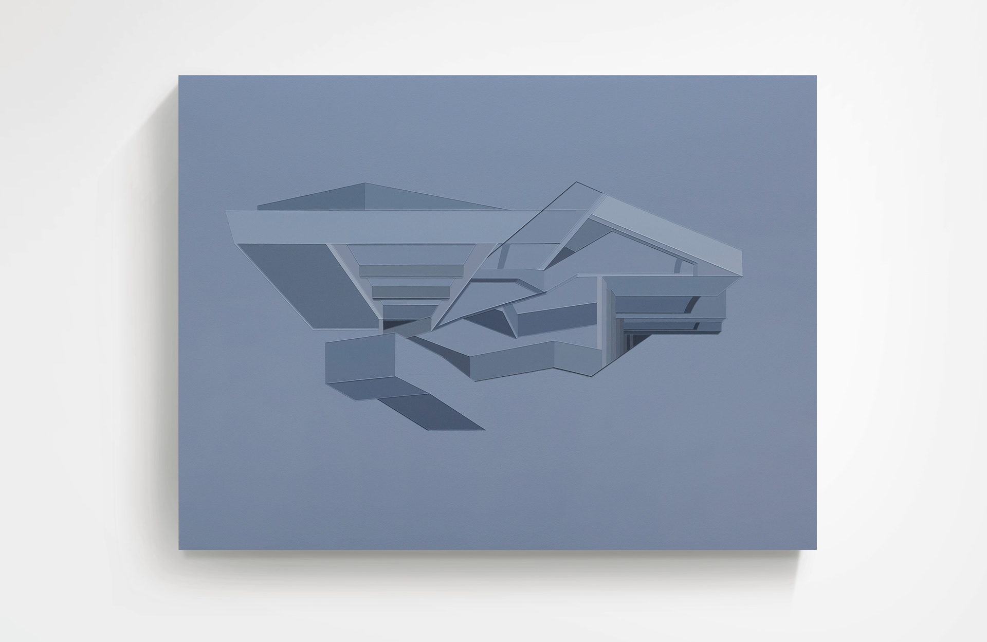 EC2Y 3SP, acrylic on board, 45 x 60cm, private collection