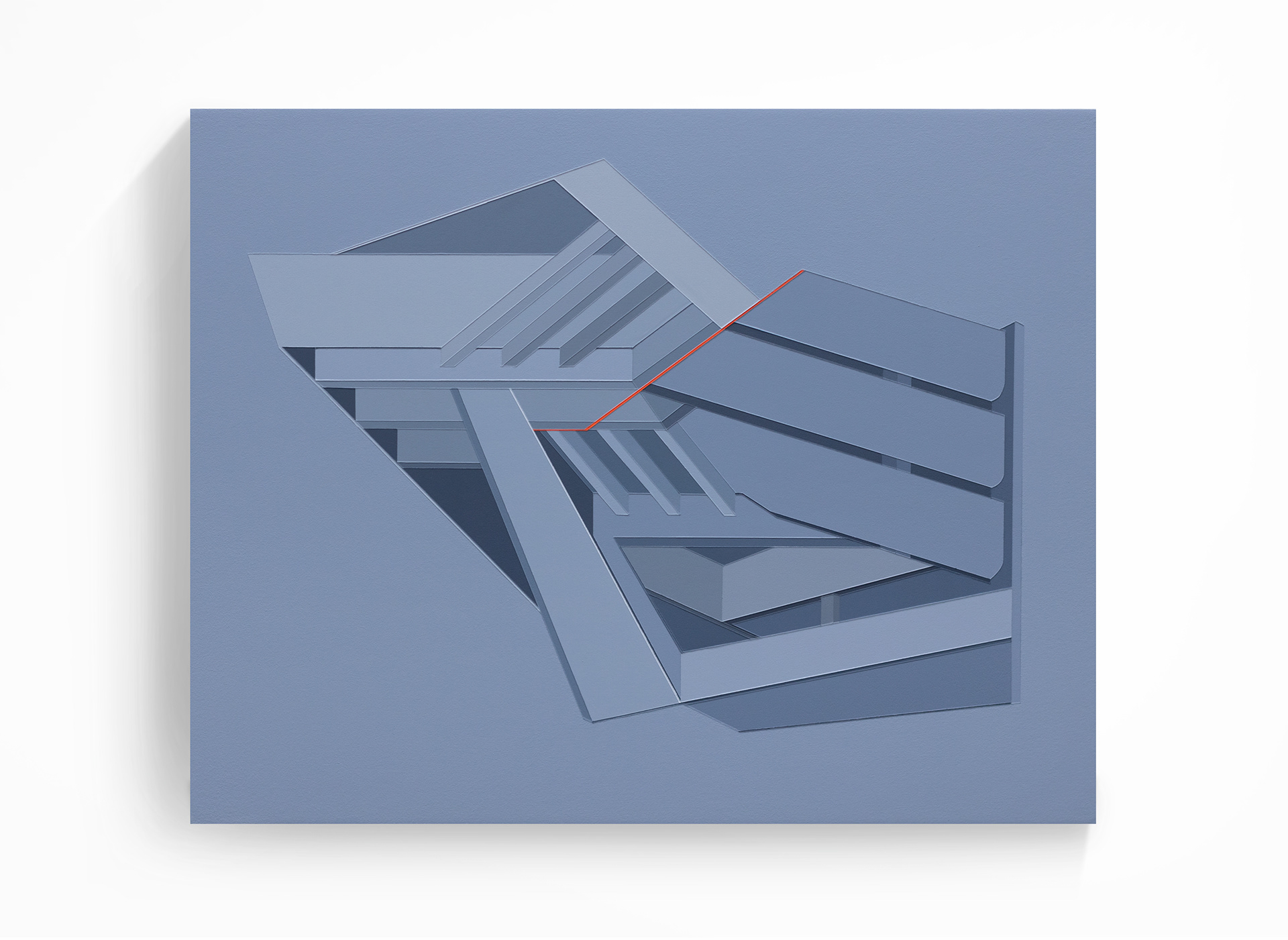 G82 8DS, acrylic on board, 28 x 35.5 cm, private collection
