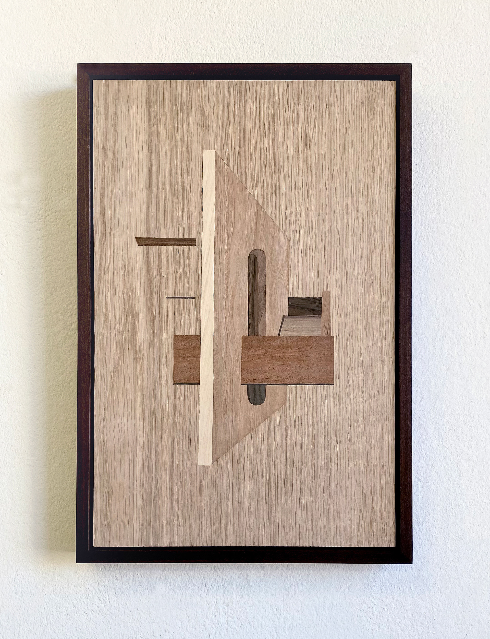 EC2Y 5QZ, wood veneer, 40 x 26.5 cm, private collection