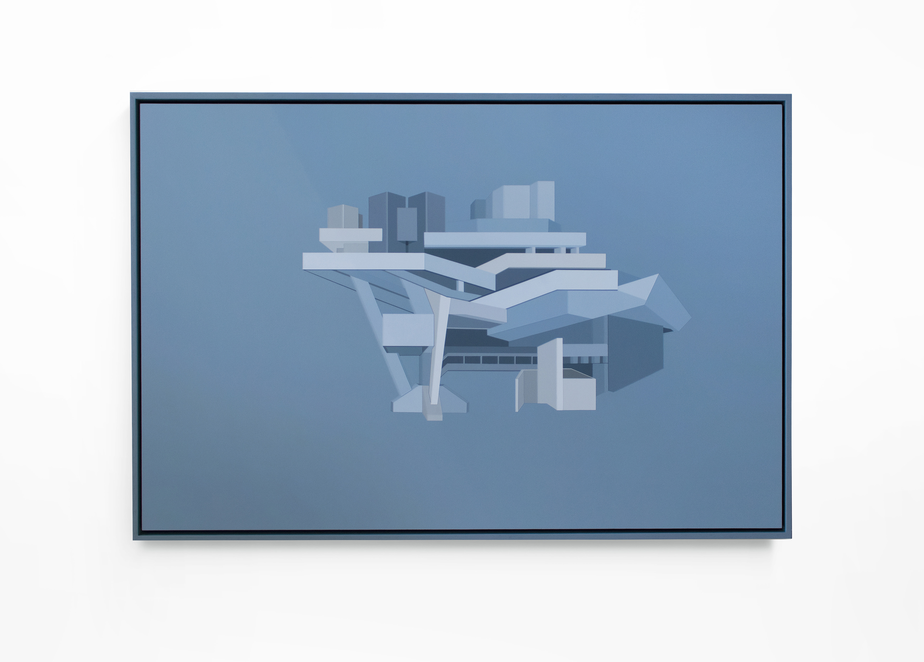 SE1 7DS, acrylic on board, 63 x 93 cm, private collection