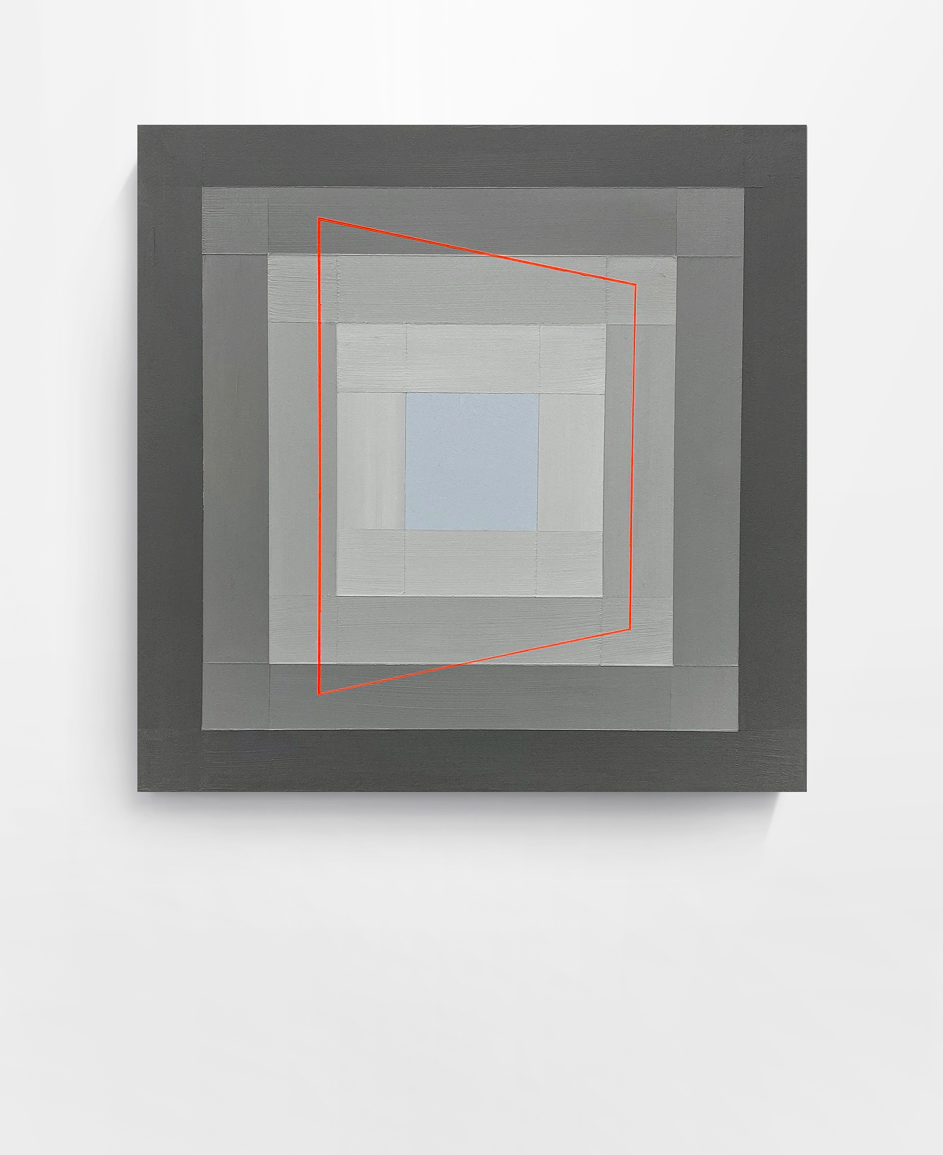 Olivia Turner and Rhona Taylor, Parallel IV, acrylic on board, 20 x 20 cm, available
