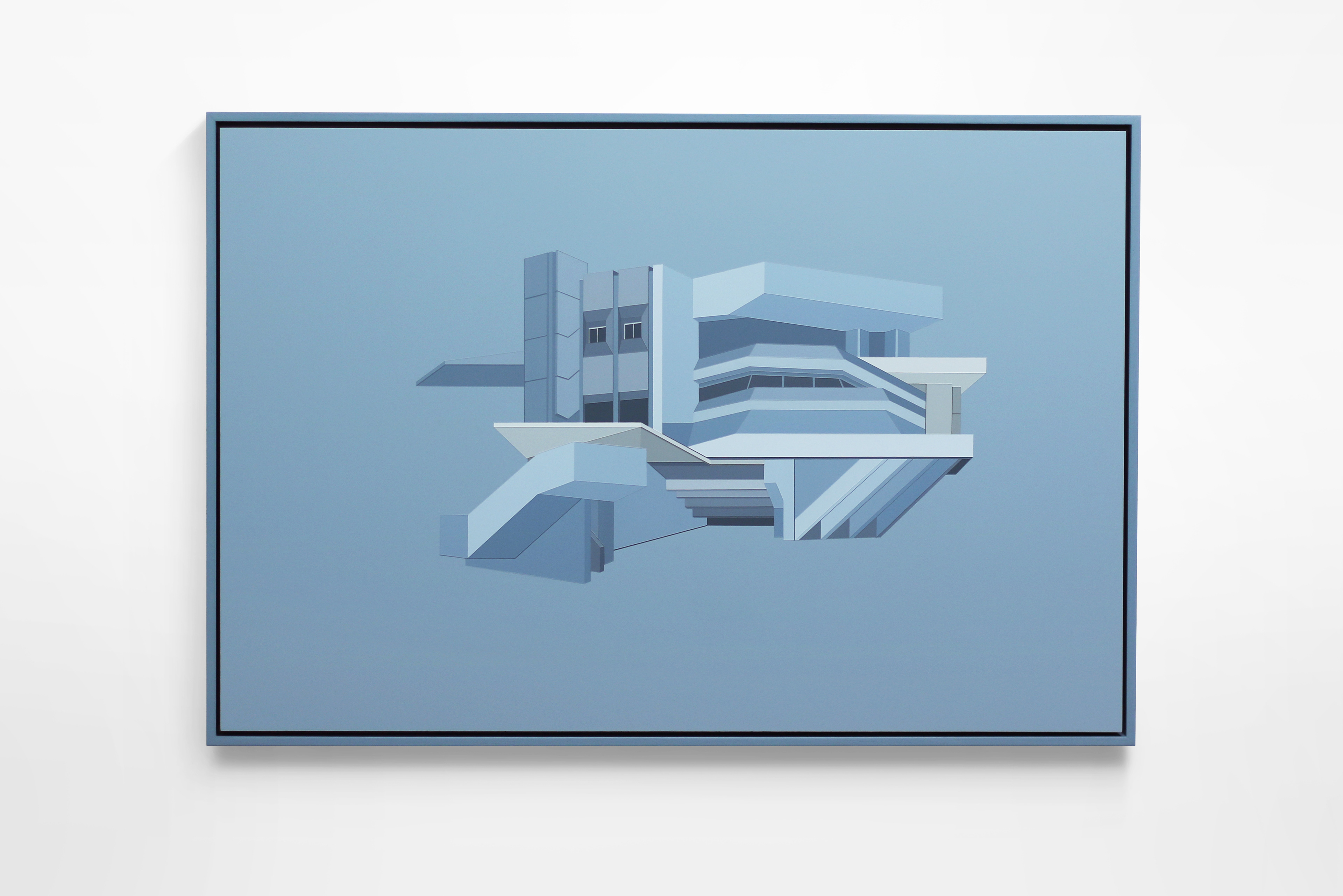 SE1 8DS, acrylic on board, 63 x 93 cm, private collection