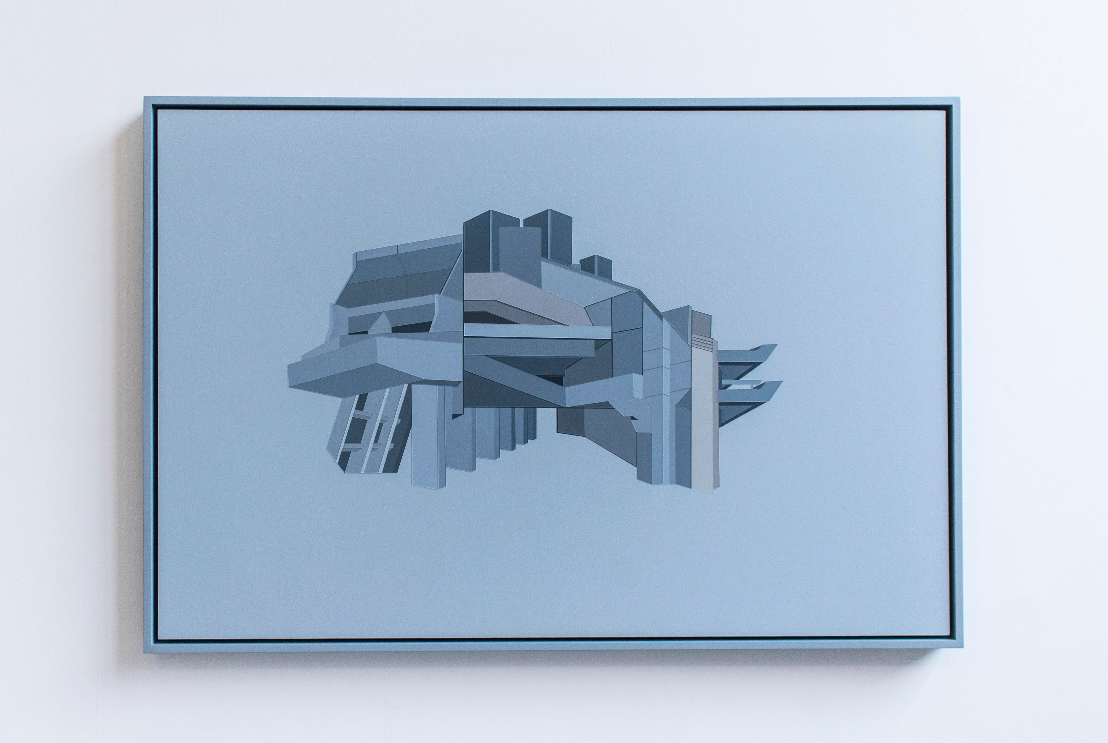 SE4 9DS, acrylic on board, 63 x 93 cm, private collection
