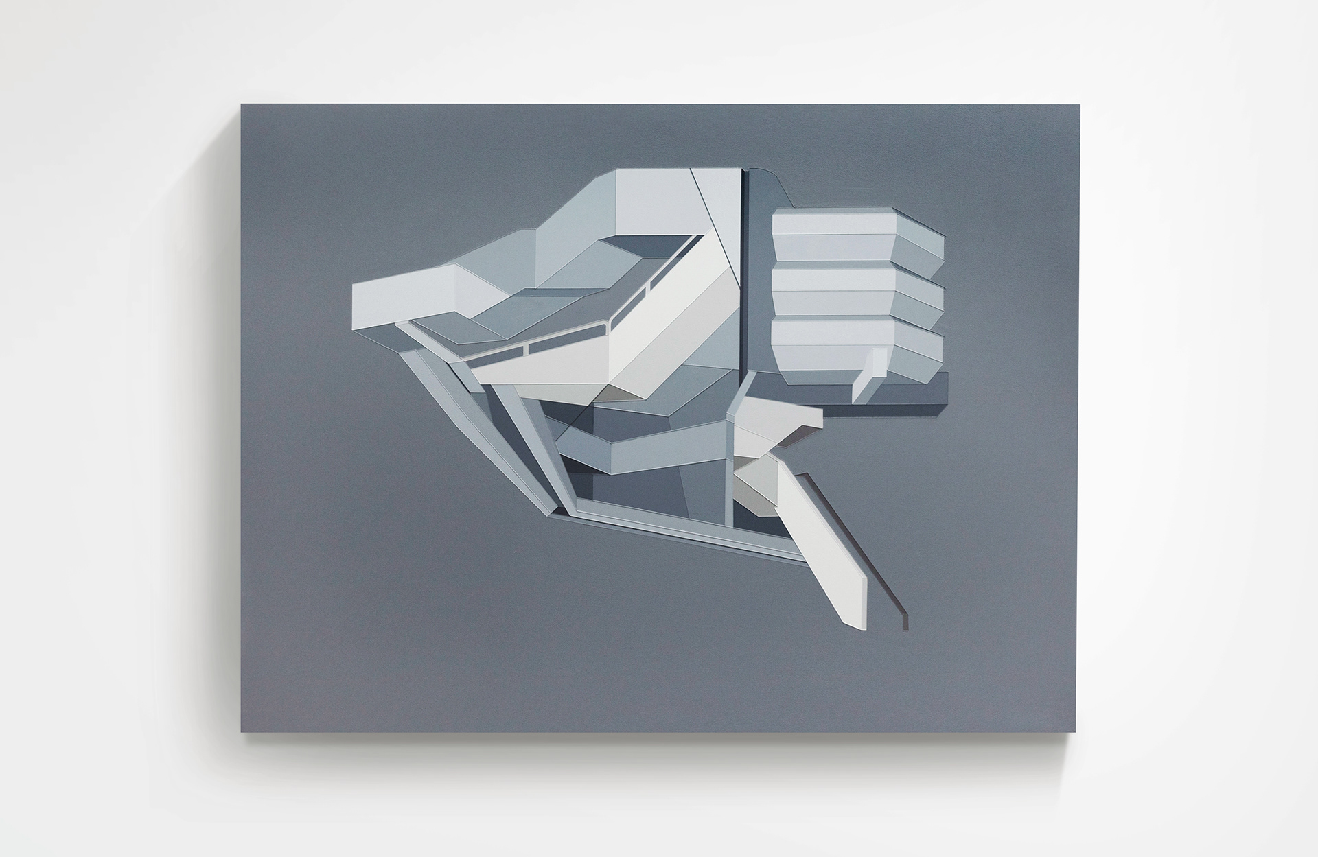 G14 6EY, acrylic on board, 45 x 60 cm, available