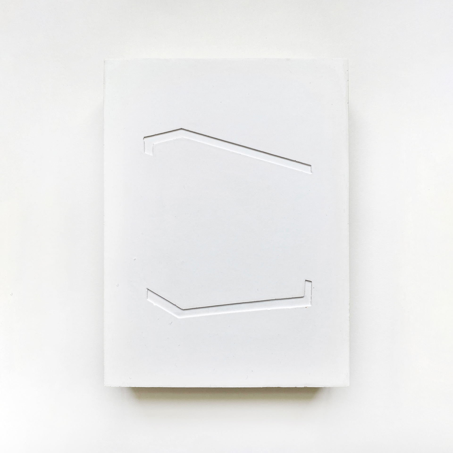 Untitled I, plaster, 14 x 10.5 x 3 cm, available