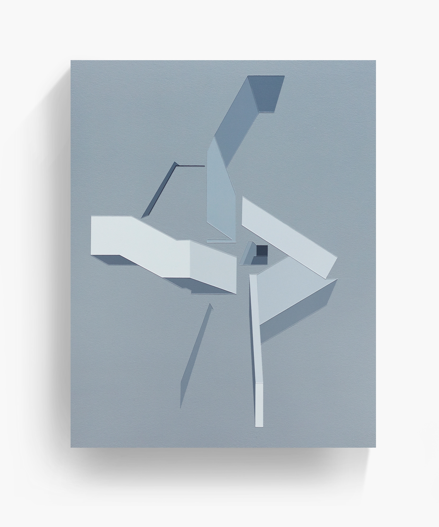 EC16 8DS, acrylic on board, 35.5 x 28 cm, private collection