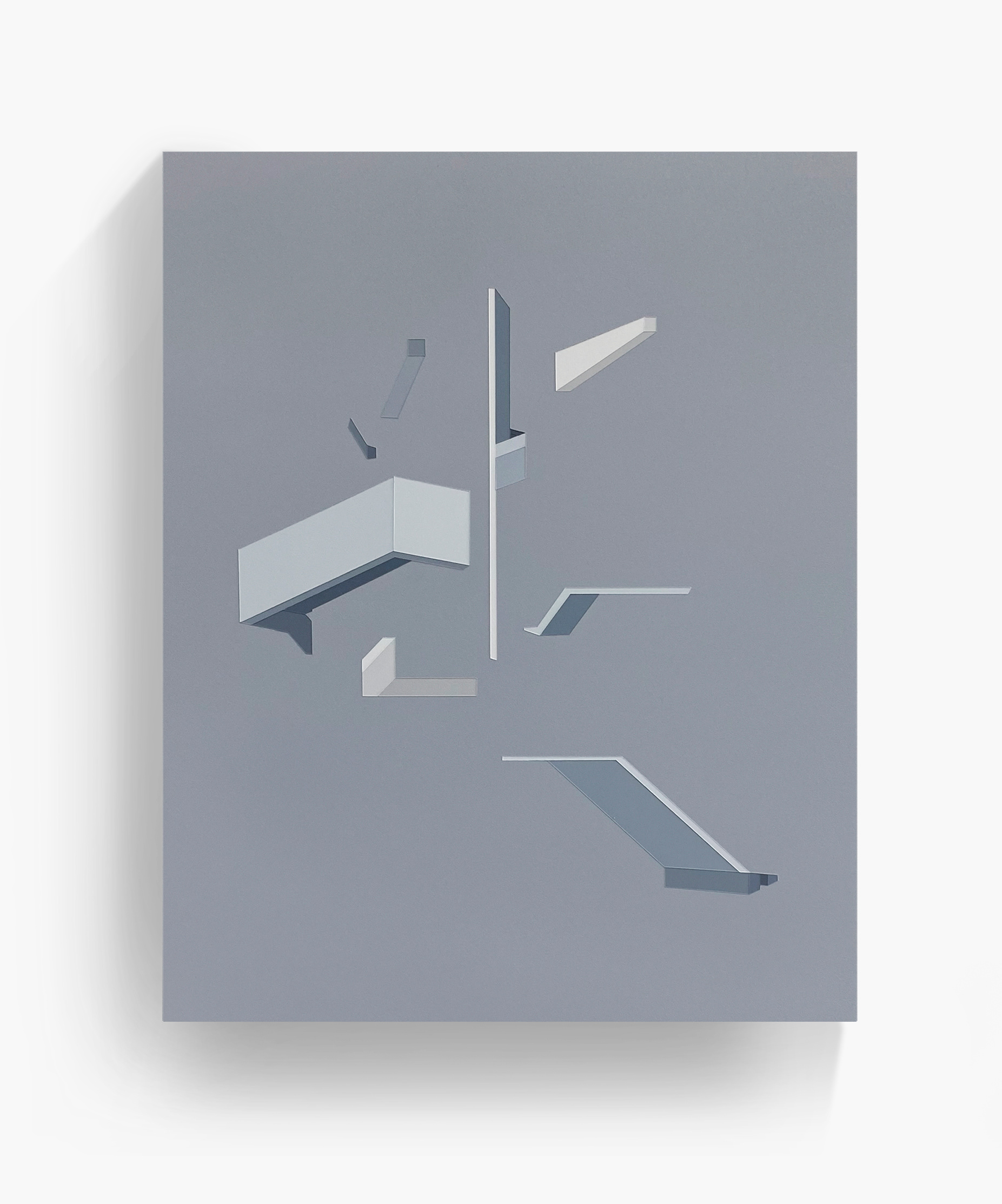 SW3 8DS, acrylic on board, 35.5 x 28 cm, private collection