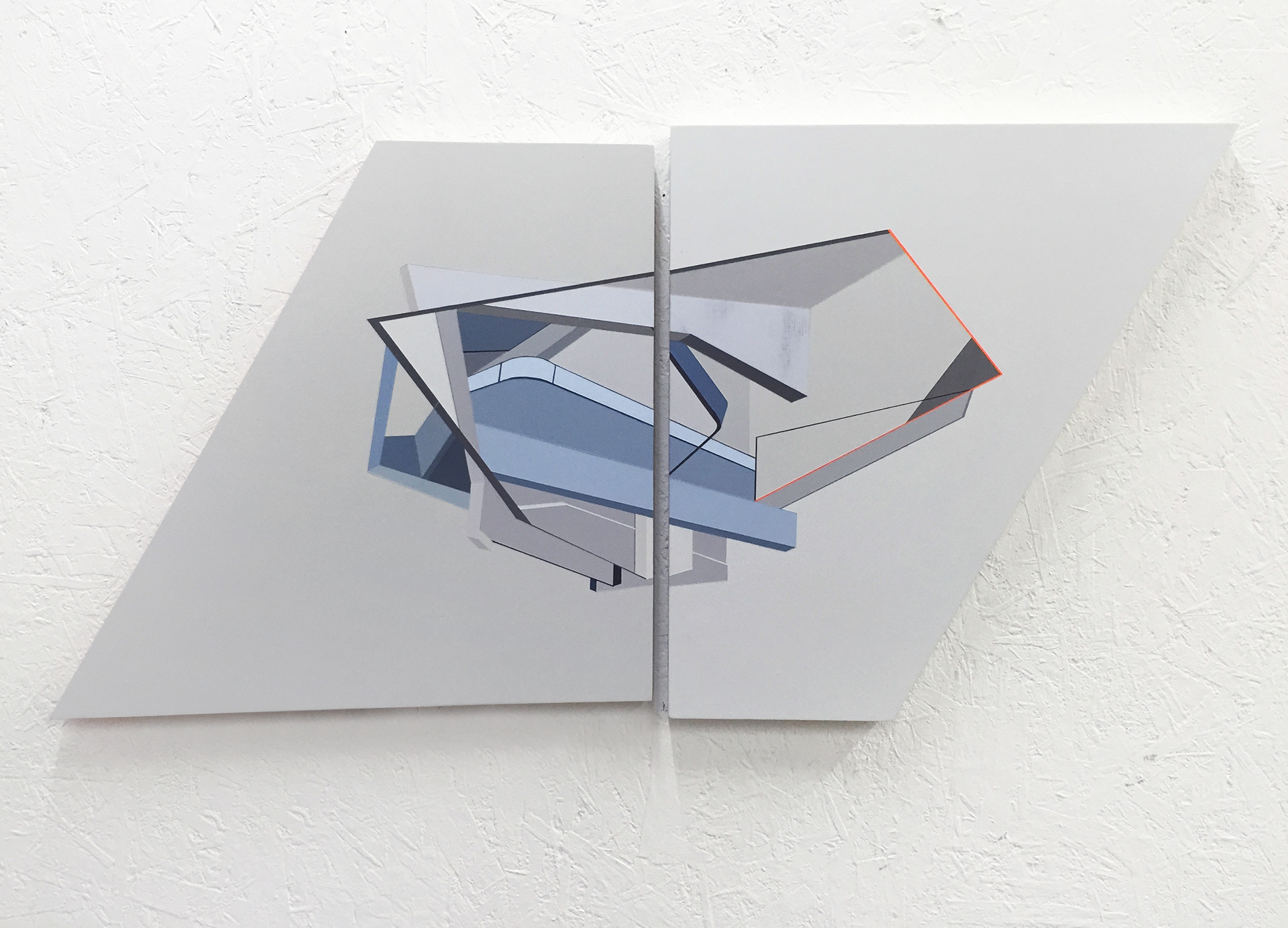 G82 6SP, mixed media, 40 x 79 cm, private collection