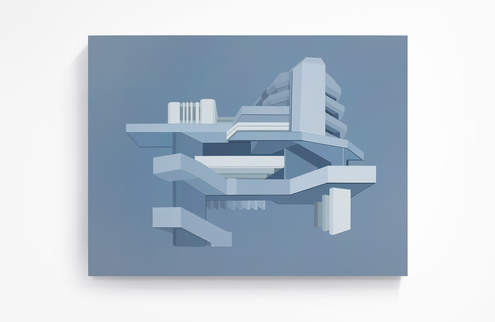 M2 8XX, acrylic on board, 45 x 60 cm, private collection