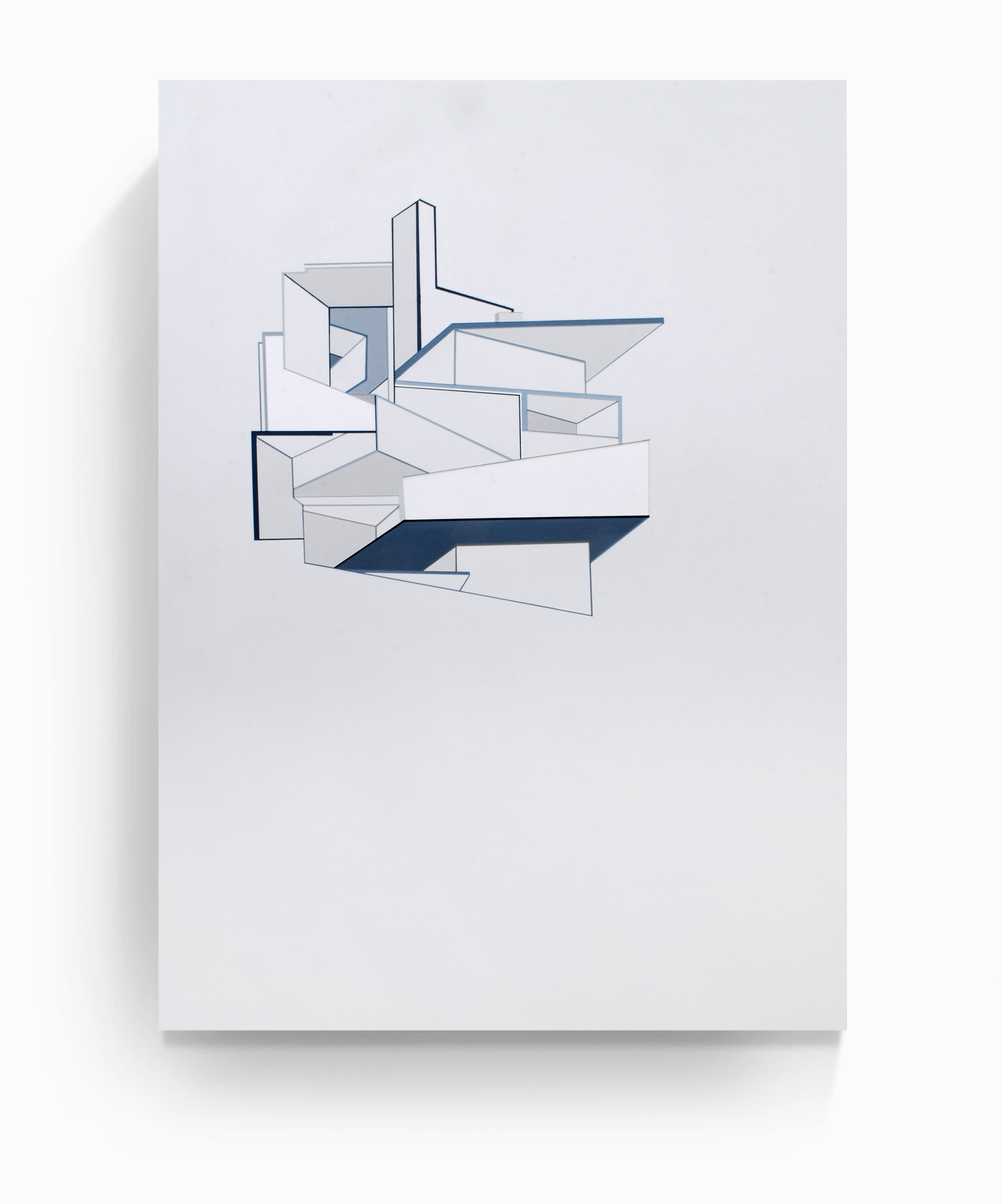 FL 33120, mixed media, 76 x 70 cm, private collection