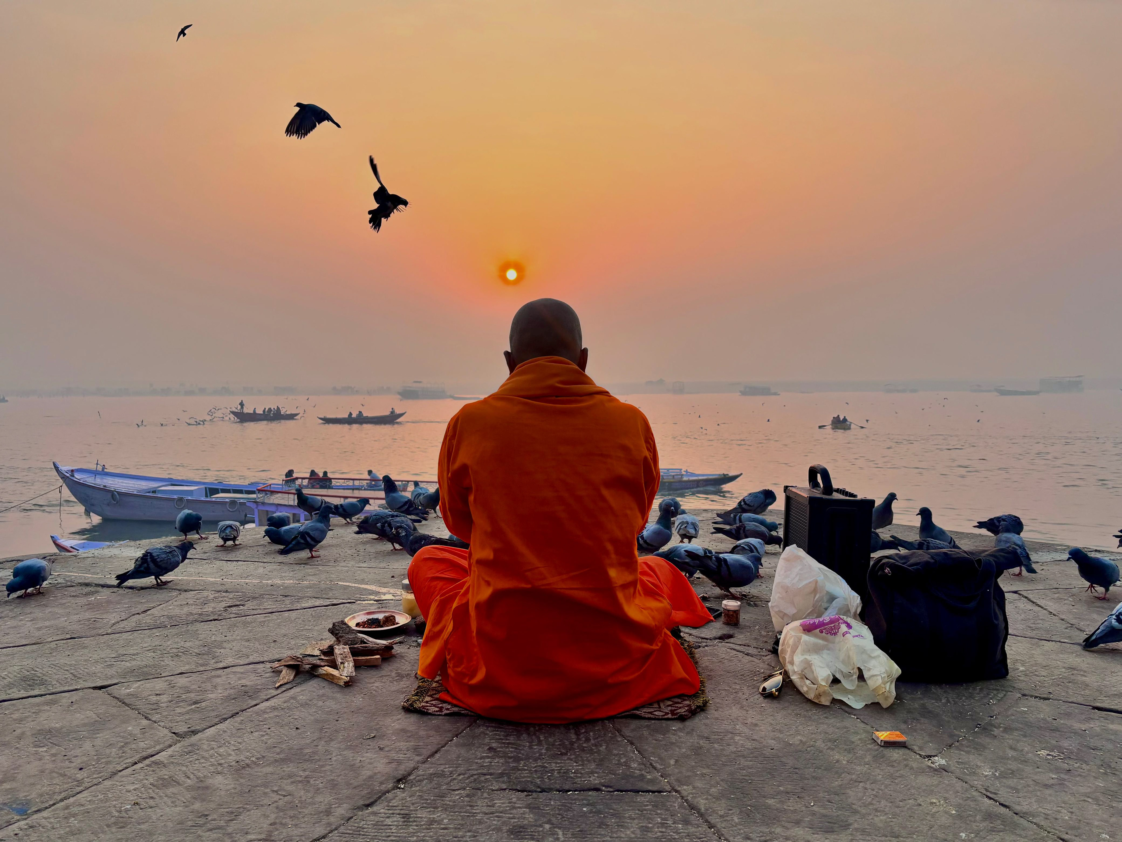 (5) Morning at the Ganges