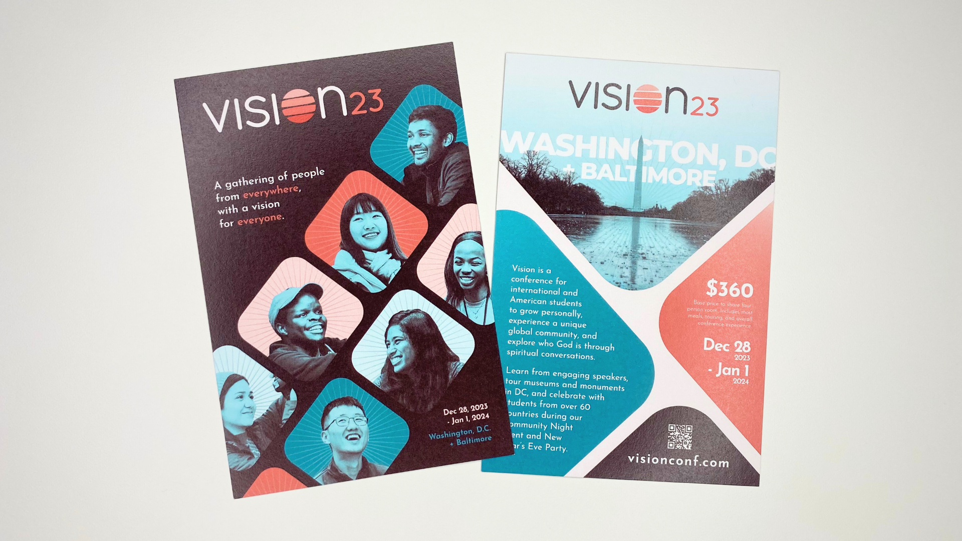 4x6" Conference Promo Card (front/back)