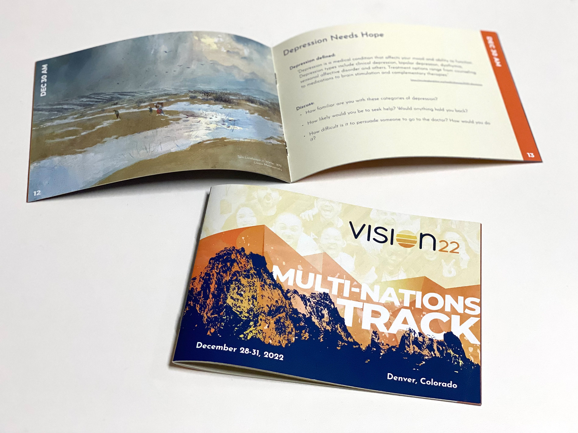 Booklet for one of the conference tracks