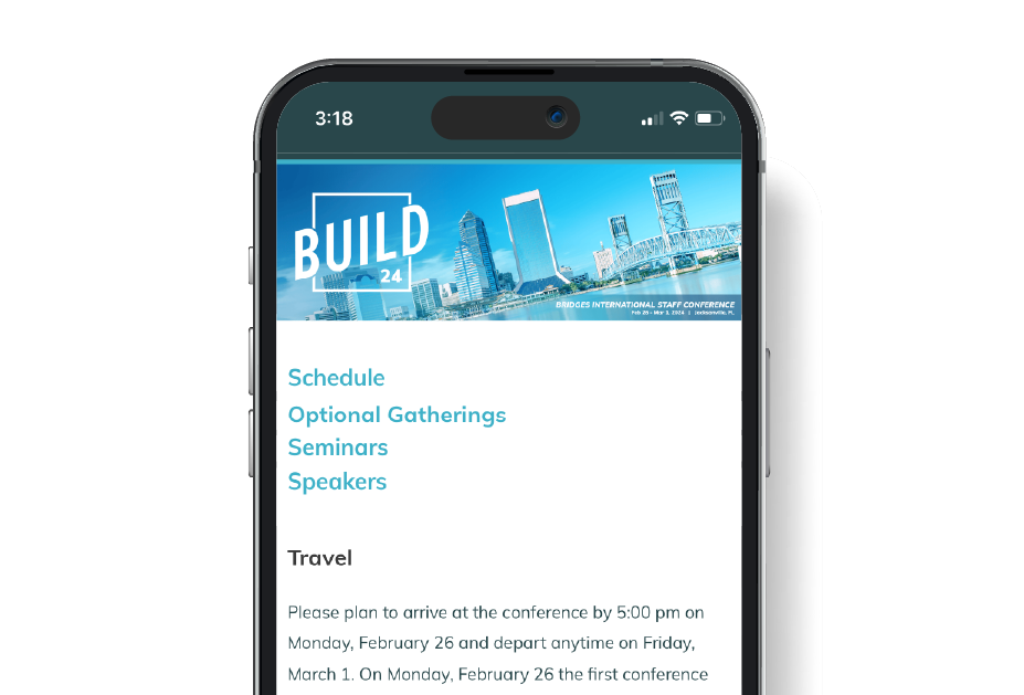 Webpage header
